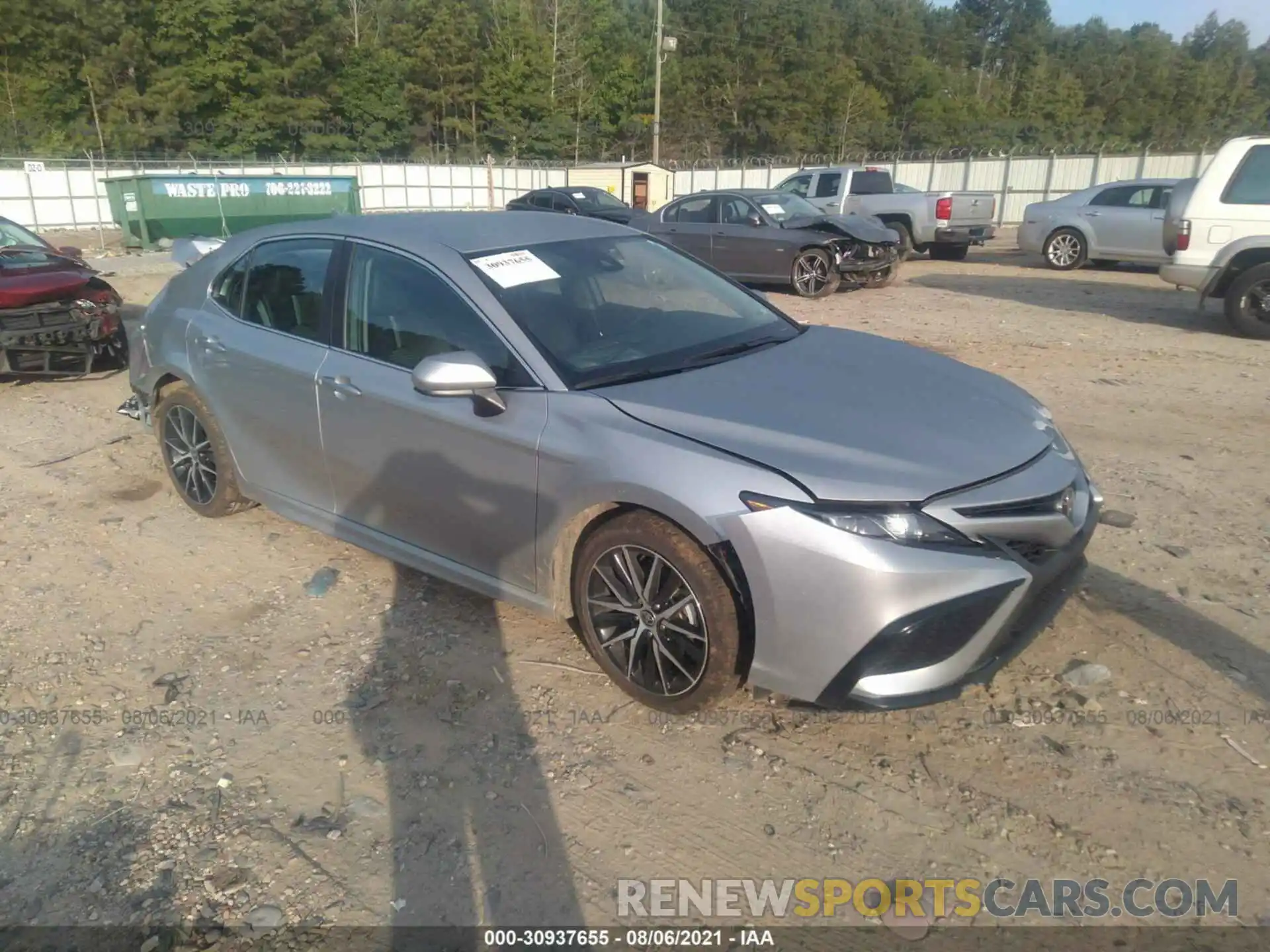 1 Photograph of a damaged car 4T1G11AK0MU410311 TOYOTA CAMRY 2021