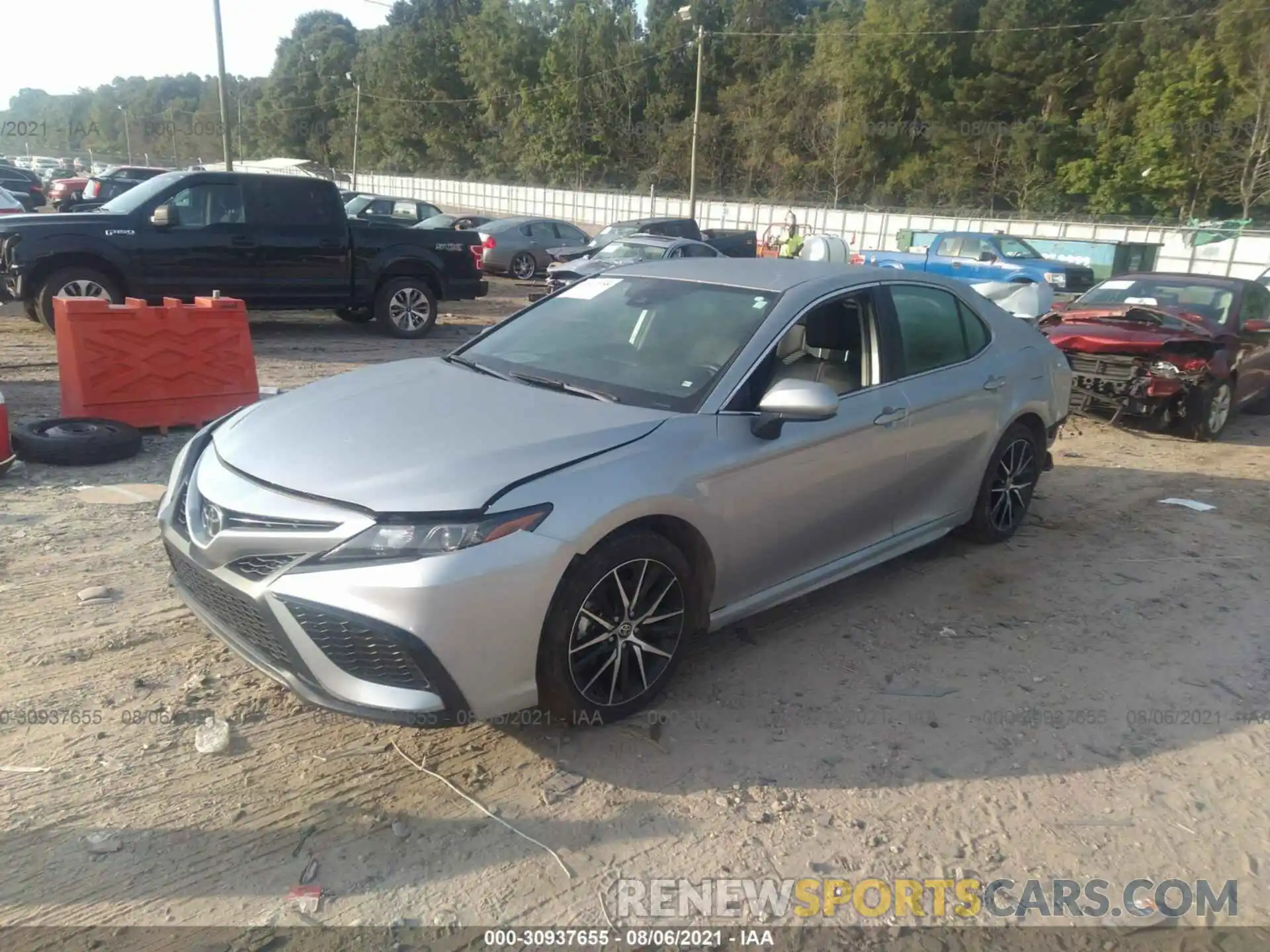 2 Photograph of a damaged car 4T1G11AK0MU410311 TOYOTA CAMRY 2021