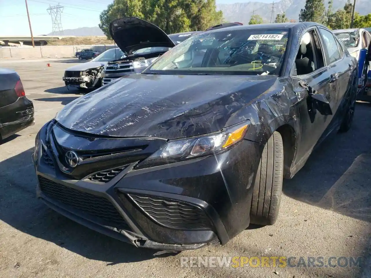 2 Photograph of a damaged car 4T1G11AK0MU415282 TOYOTA CAMRY 2021