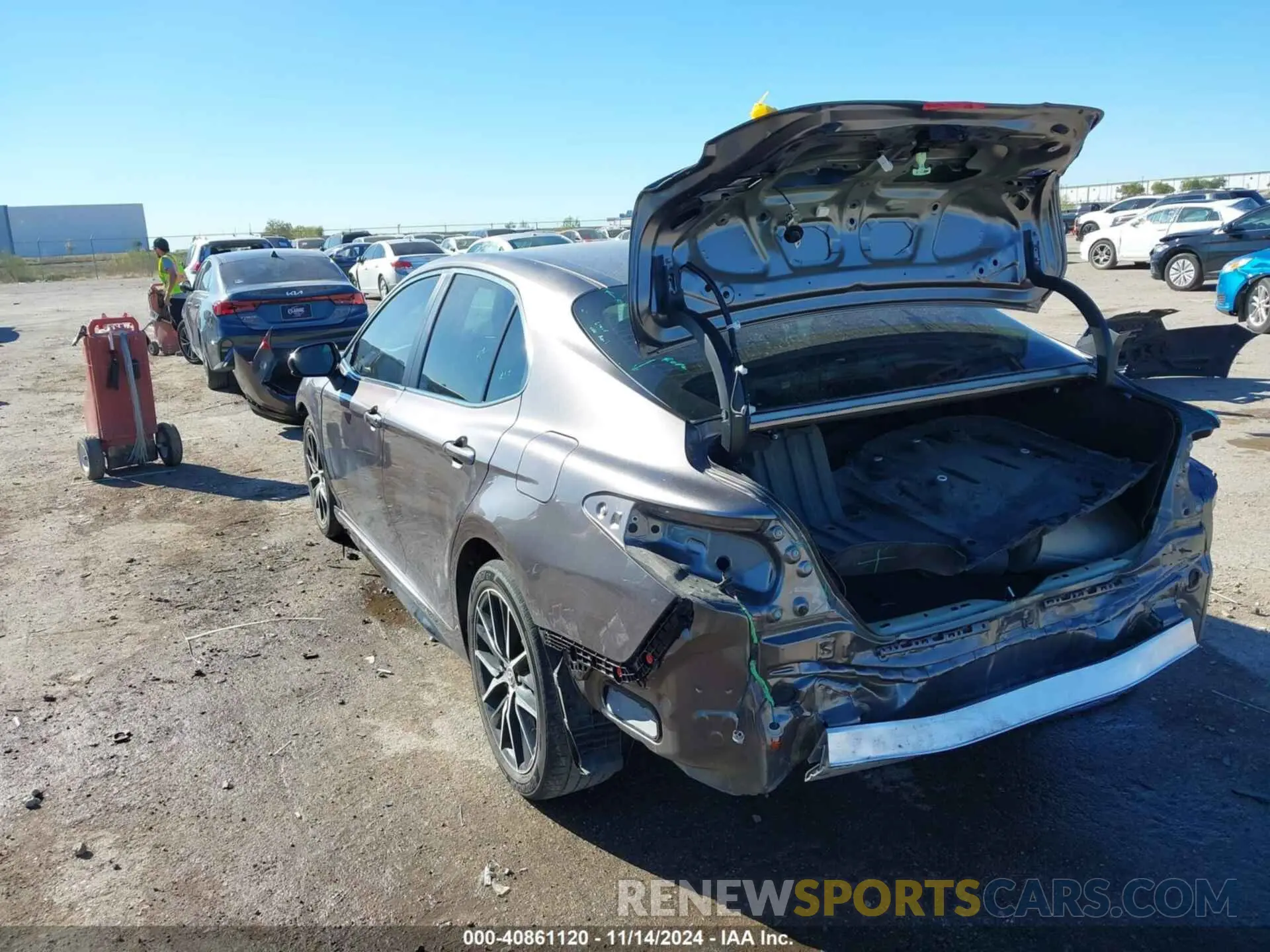 3 Photograph of a damaged car 4T1G11AK0MU428033 TOYOTA CAMRY 2021