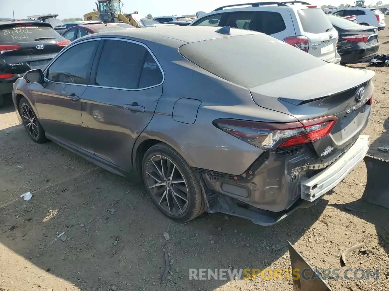 2 Photograph of a damaged car 4T1G11AK0MU436097 TOYOTA CAMRY 2021