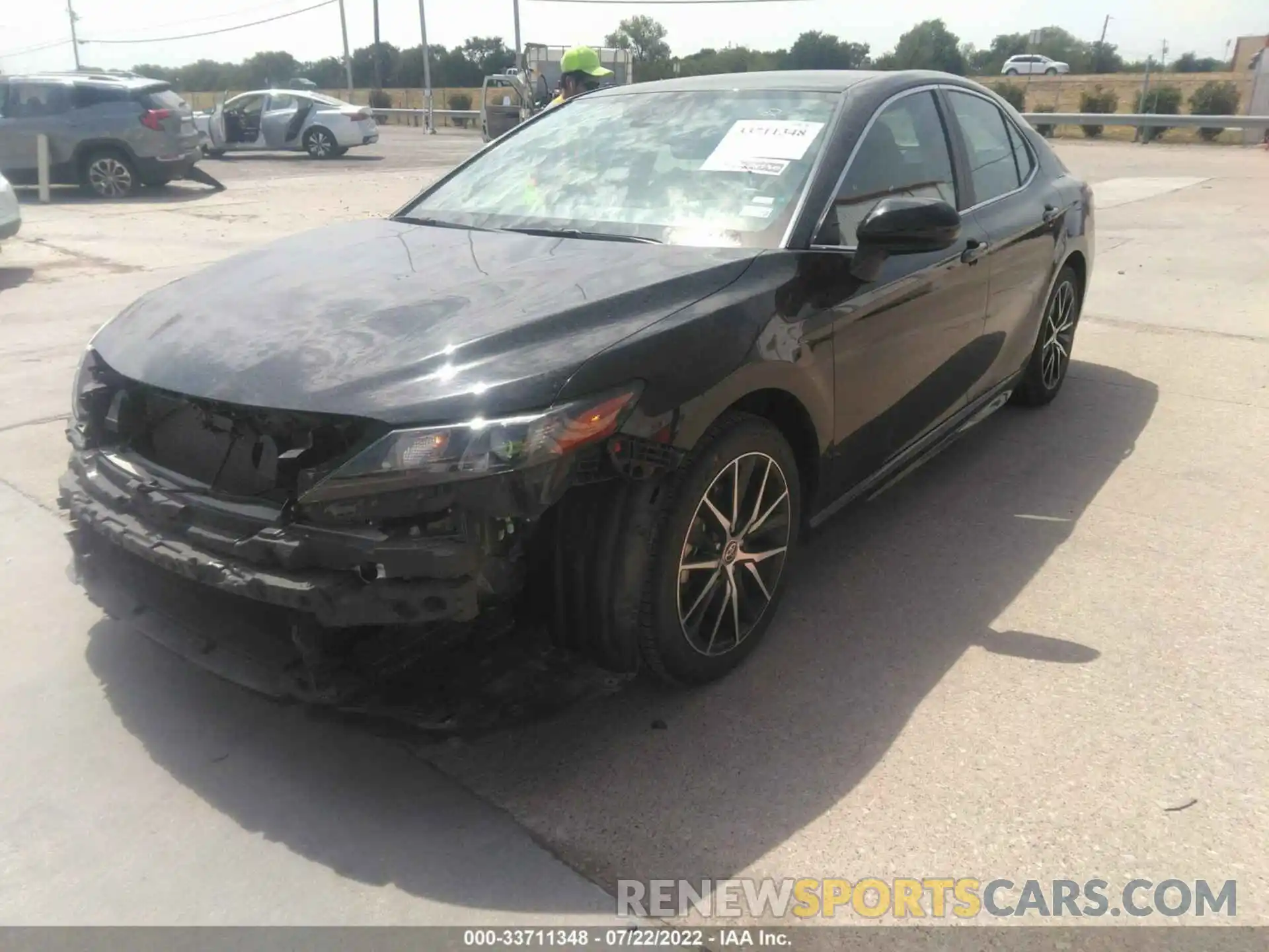 2 Photograph of a damaged car 4T1G11AK0MU444216 TOYOTA CAMRY 2021