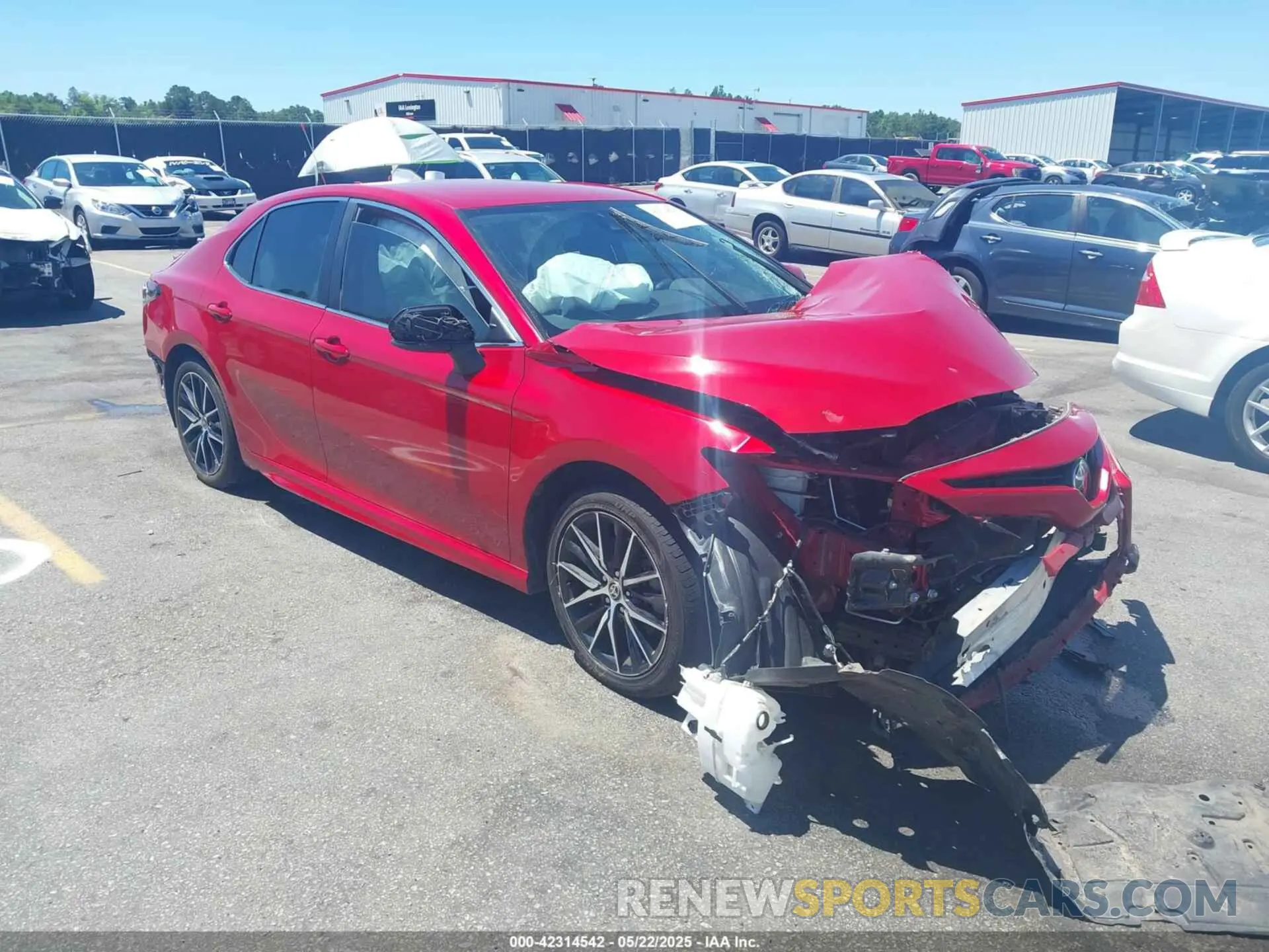 1 Photograph of a damaged car 4T1G11AK0MU448248 TOYOTA CAMRY 2021