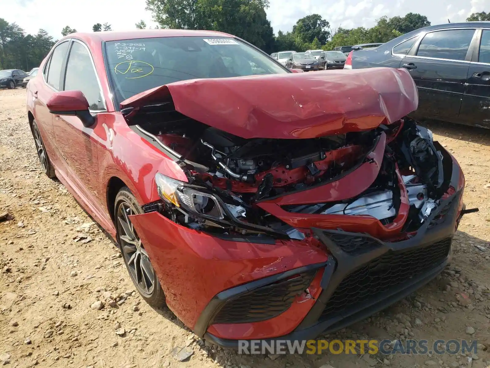 1 Photograph of a damaged car 4T1G11AK0MU453224 TOYOTA CAMRY 2021