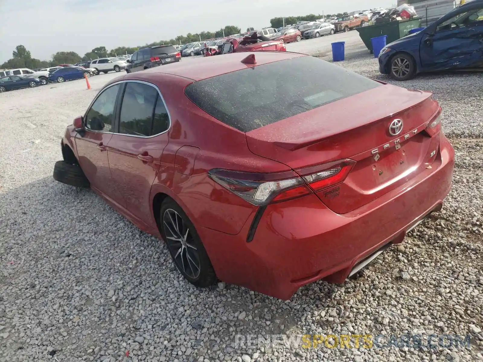 3 Photograph of a damaged car 4T1G11AK0MU453286 TOYOTA CAMRY 2021