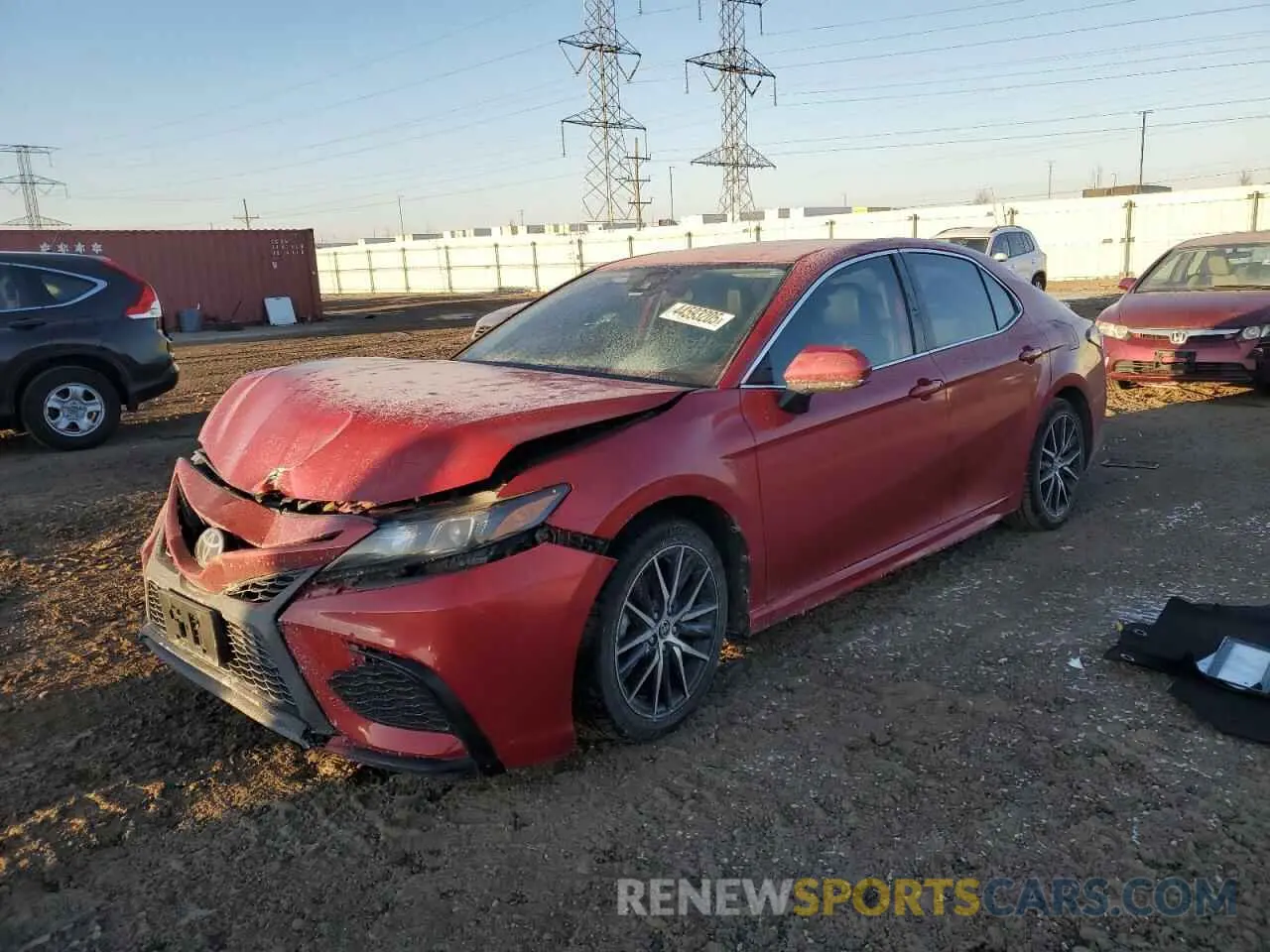 1 Photograph of a damaged car 4T1G11AK0MU453899 TOYOTA CAMRY 2021
