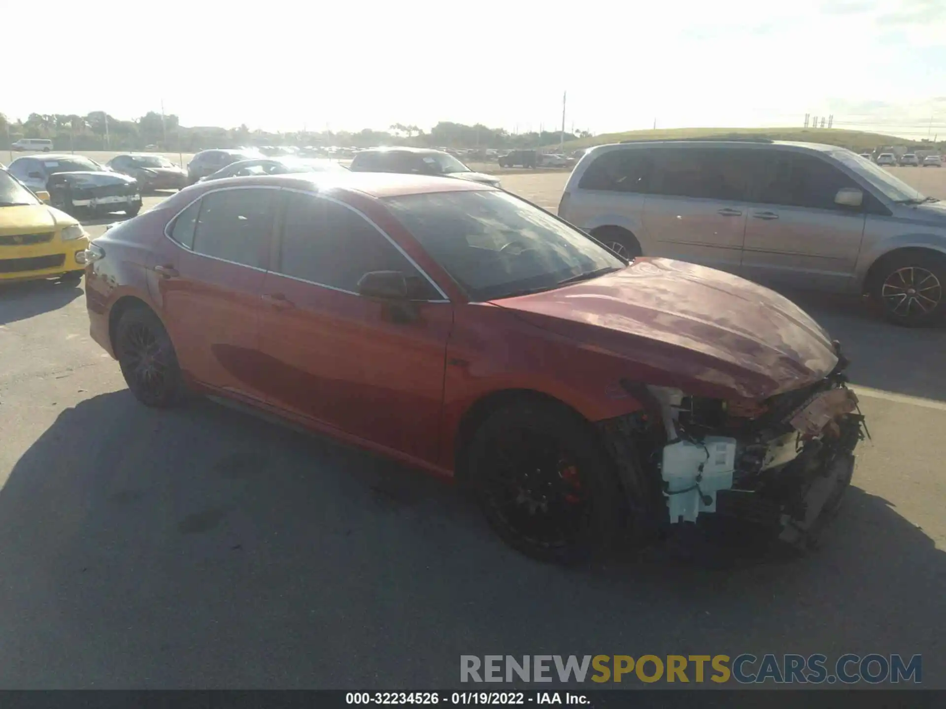 1 Photograph of a damaged car 4T1G11AK0MU460674 TOYOTA CAMRY 2021