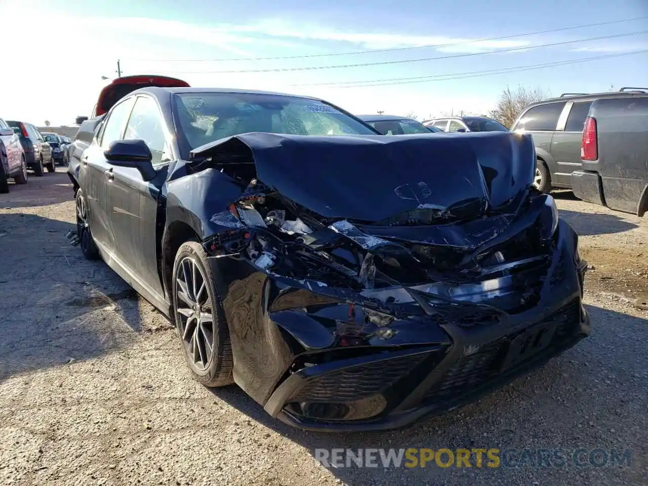 1 Photograph of a damaged car 4T1G11AK0MU465616 TOYOTA CAMRY 2021