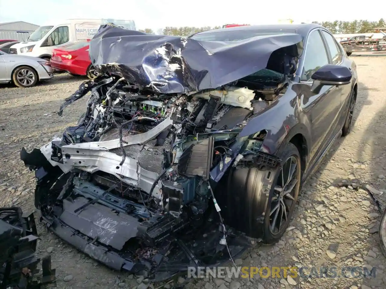 2 Photograph of a damaged car 4T1G11AK0MU474297 TOYOTA CAMRY 2021