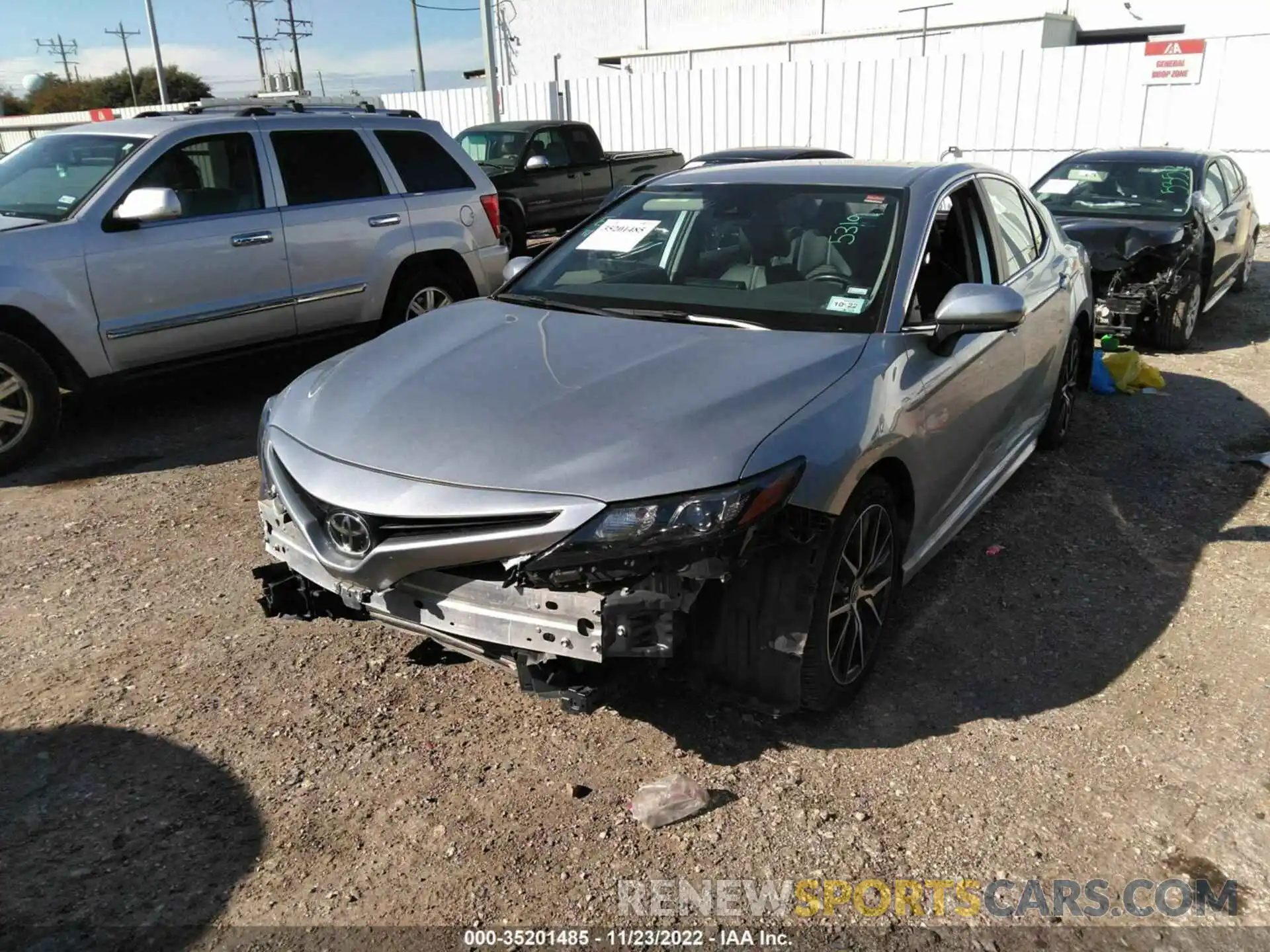 2 Photograph of a damaged car 4T1G11AK0MU517925 TOYOTA CAMRY 2021