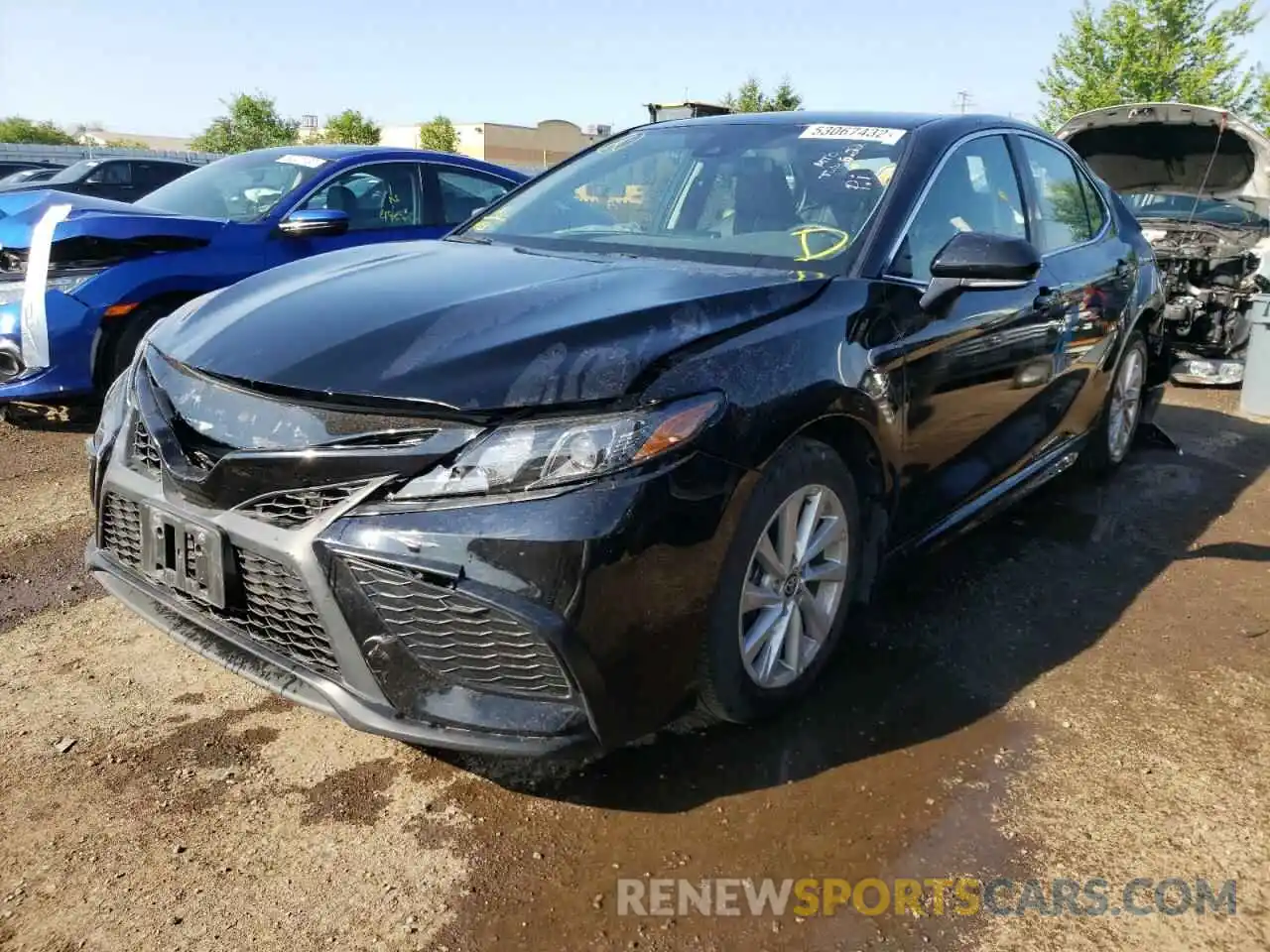 2 Photograph of a damaged car 4T1G11AK0MU558863 TOYOTA CAMRY 2021