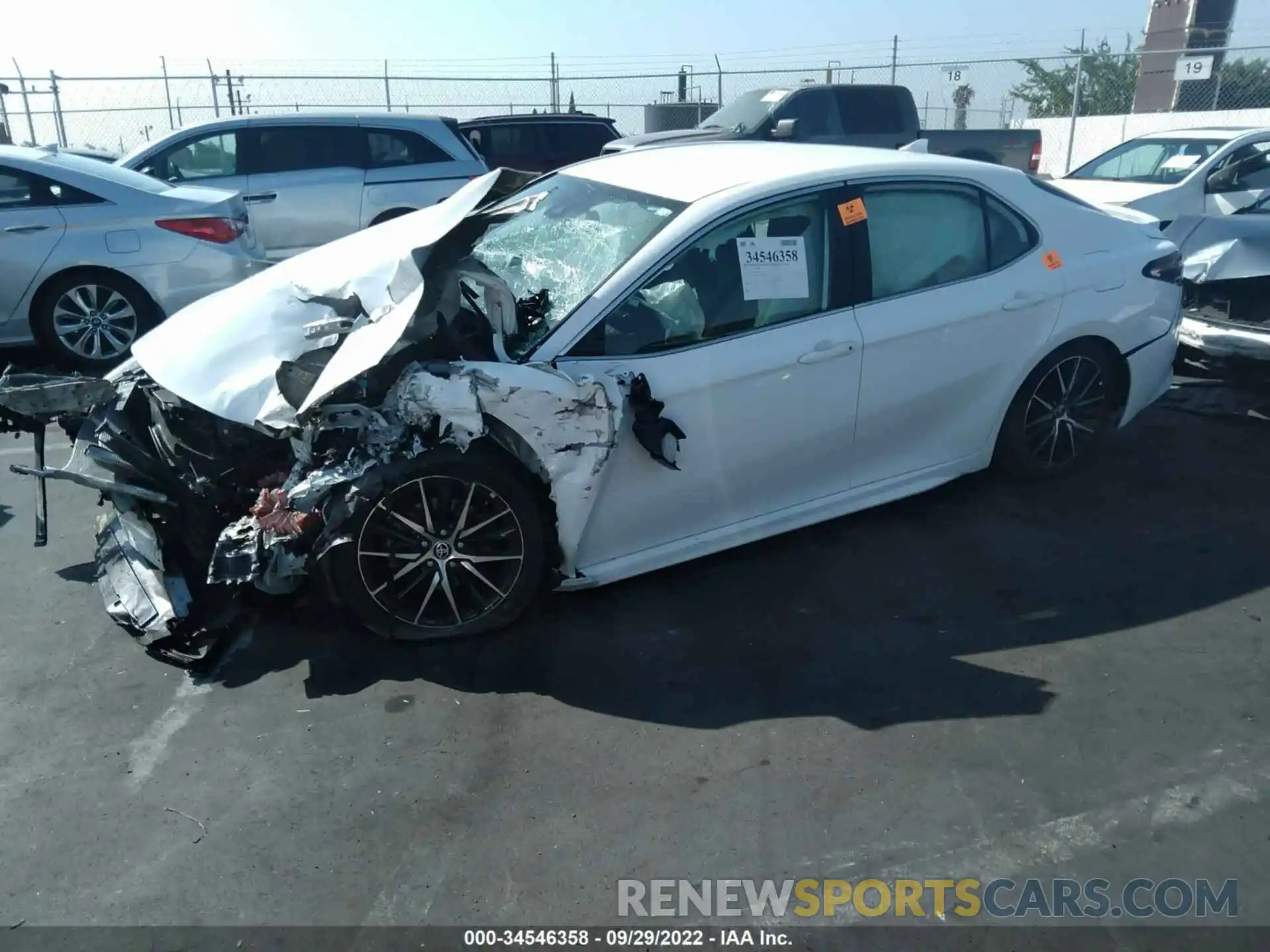 2 Photograph of a damaged car 4T1G11AK0MU566235 TOYOTA CAMRY 2021