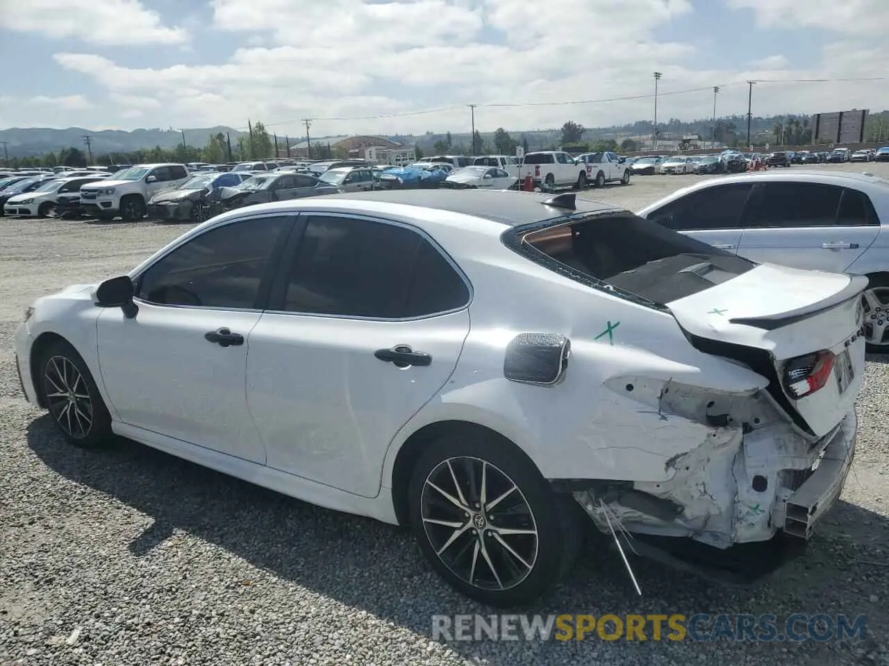 2 Photograph of a damaged car 4T1G11AK0MU572326 TOYOTA CAMRY 2021