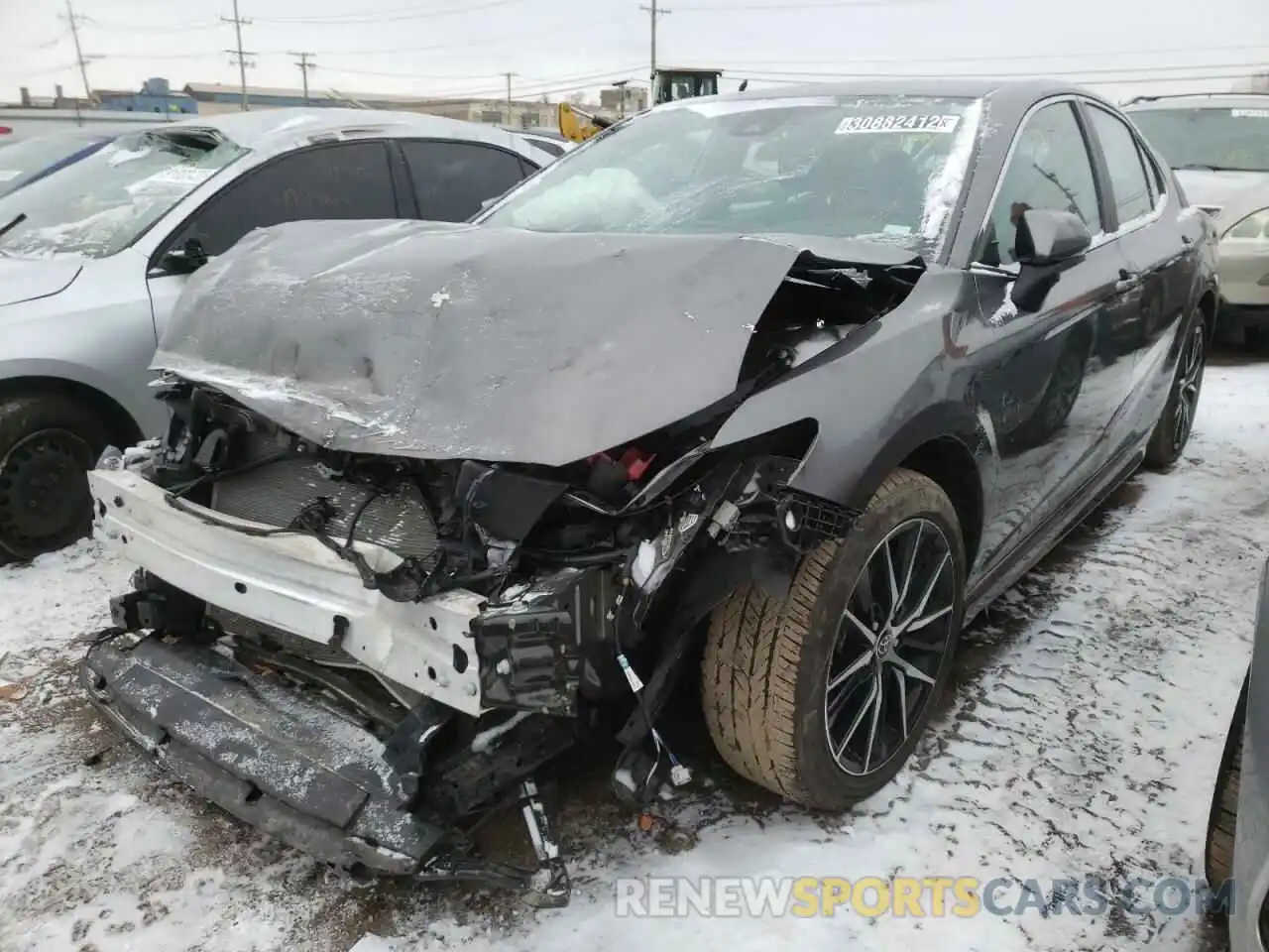 2 Photograph of a damaged car 4T1G11AK0MU576604 TOYOTA CAMRY 2021