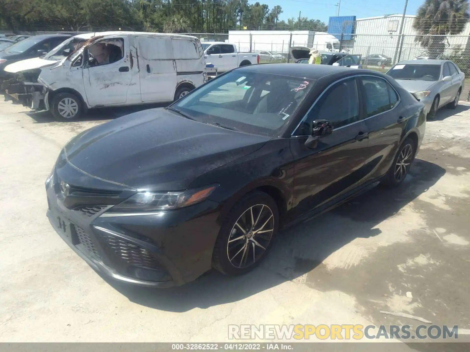 2 Photograph of a damaged car 4T1G11AK0MU591913 TOYOTA CAMRY 2021