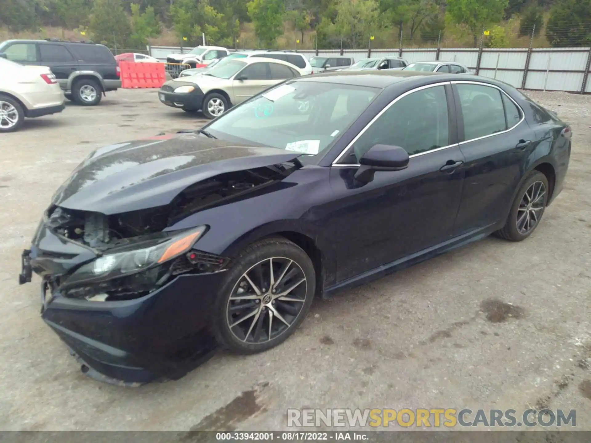 2 Photograph of a damaged car 4T1G11AK0MU592611 TOYOTA CAMRY 2021