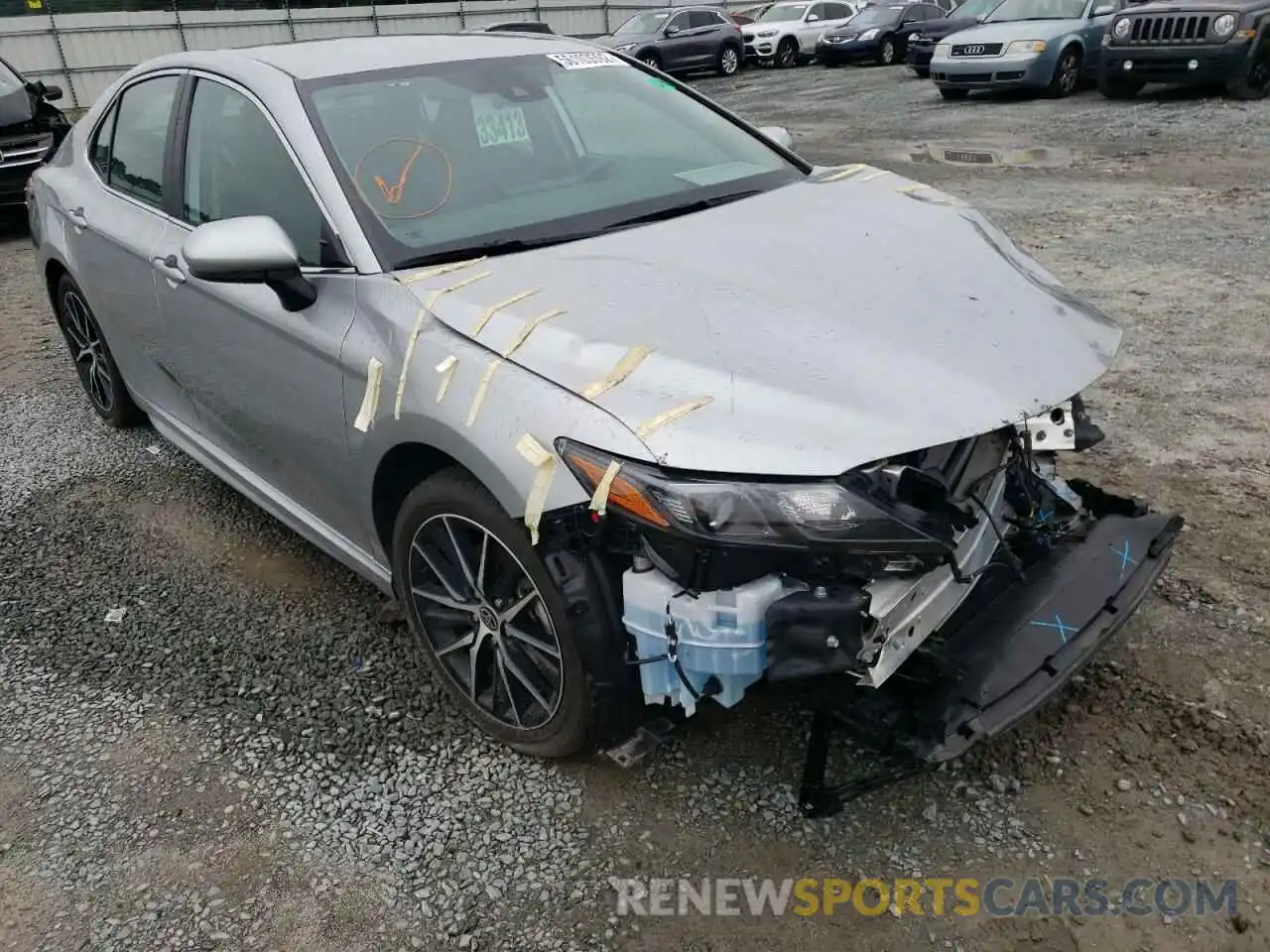 1 Photograph of a damaged car 4T1G11AK0MU596349 TOYOTA CAMRY 2021