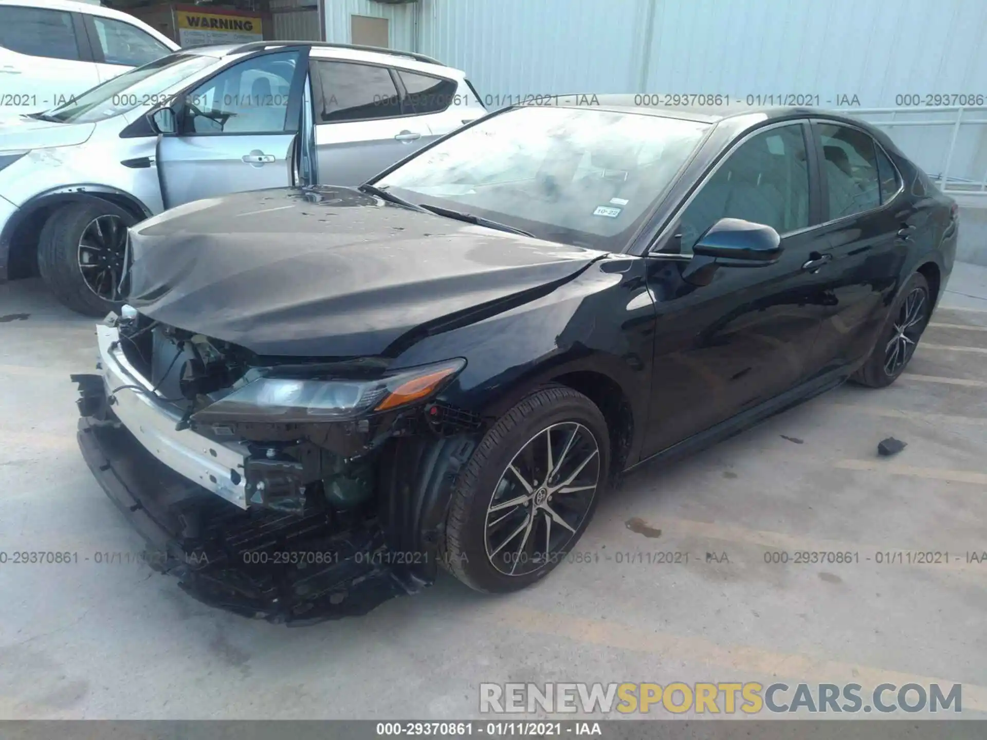 2 Photograph of a damaged car 4T1G11AK1MU407367 TOYOTA CAMRY 2021