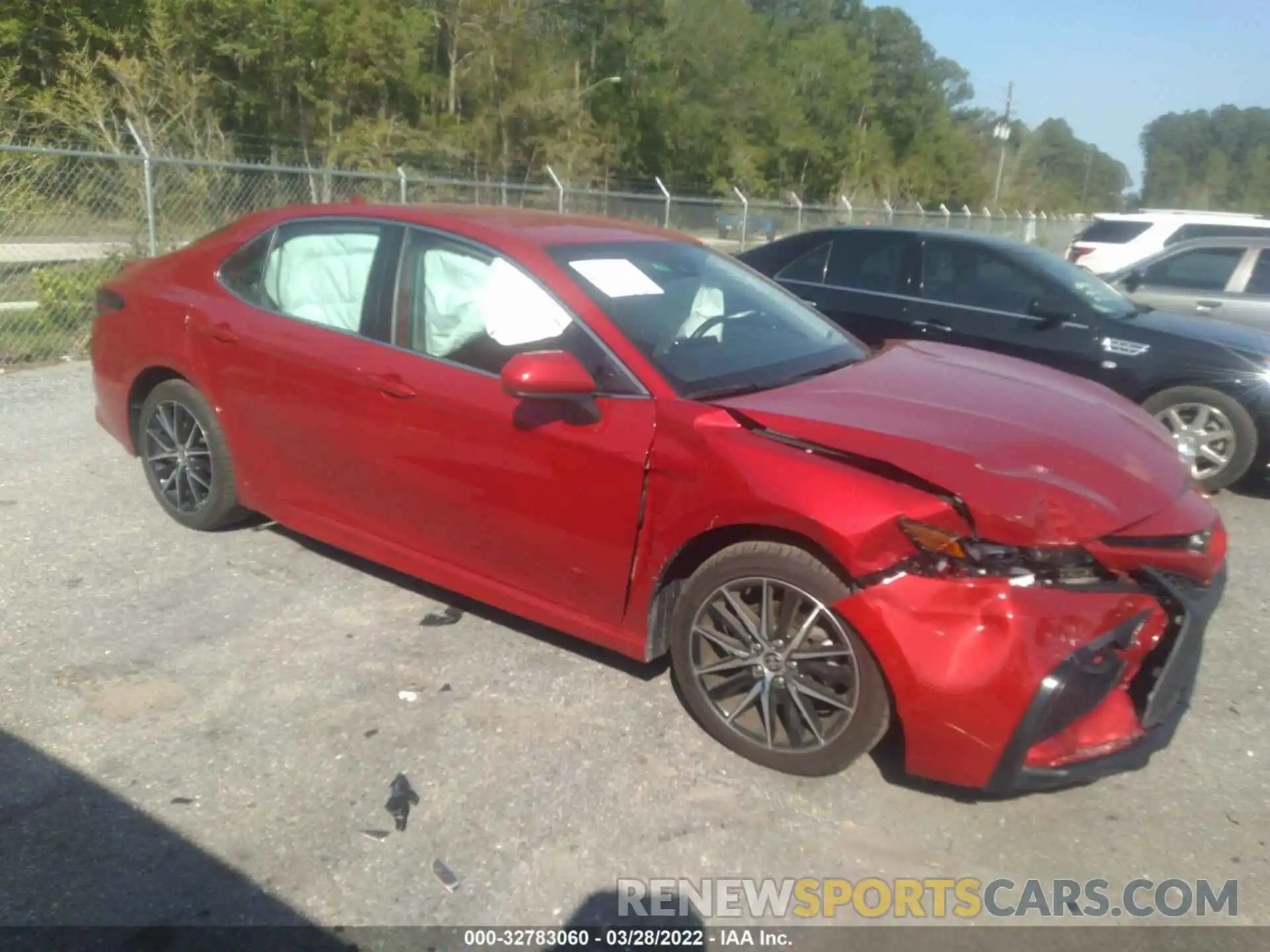 1 Photograph of a damaged car 4T1G11AK1MU411791 TOYOTA CAMRY 2021