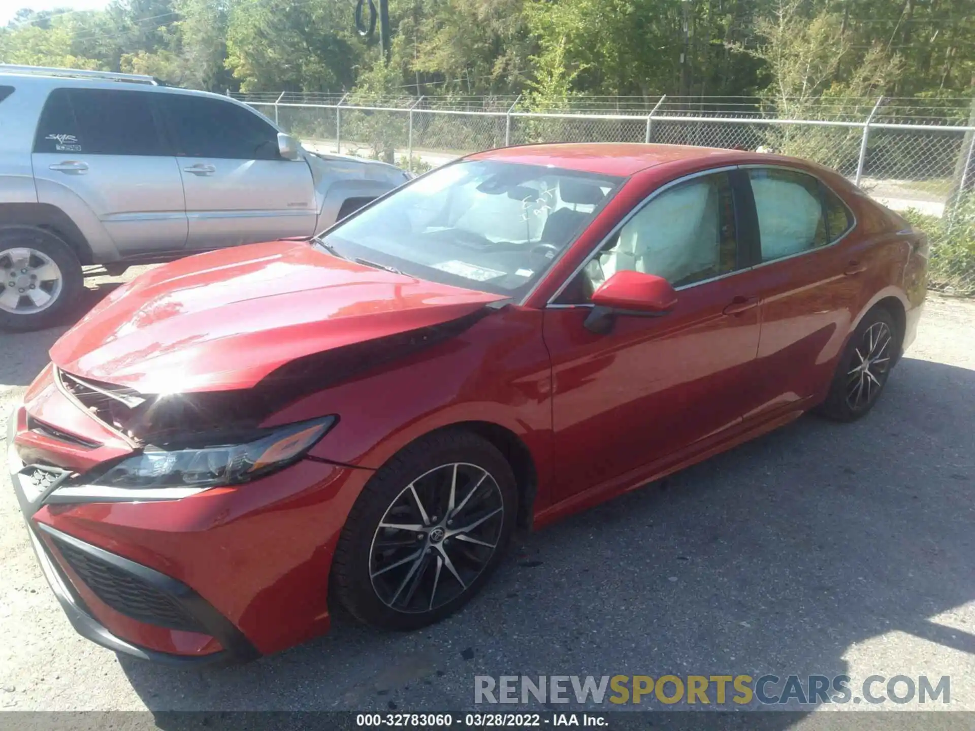 2 Photograph of a damaged car 4T1G11AK1MU411791 TOYOTA CAMRY 2021