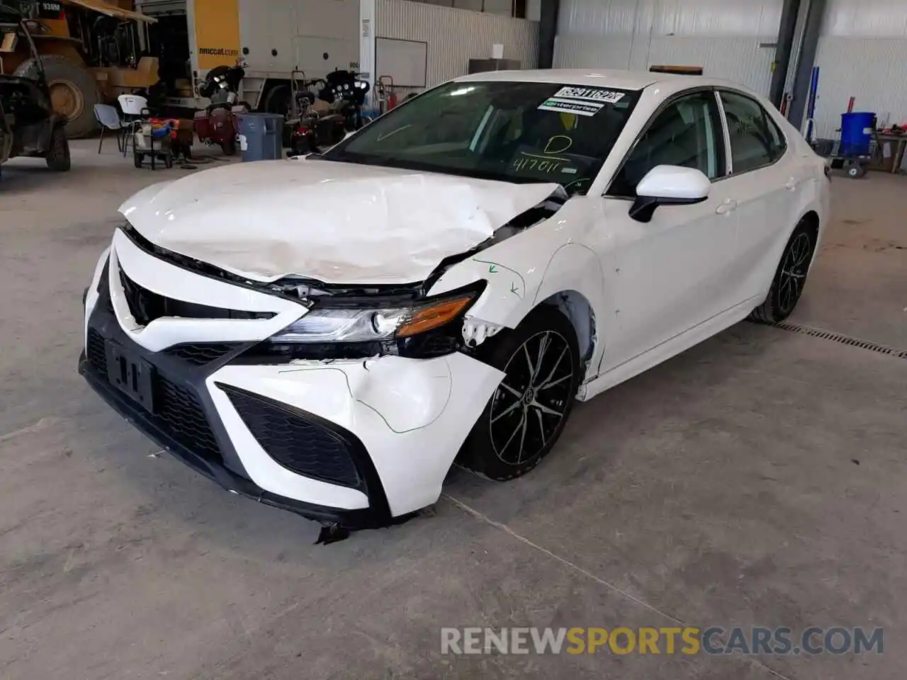 2 Photograph of a damaged car 4T1G11AK1MU417011 TOYOTA CAMRY 2021