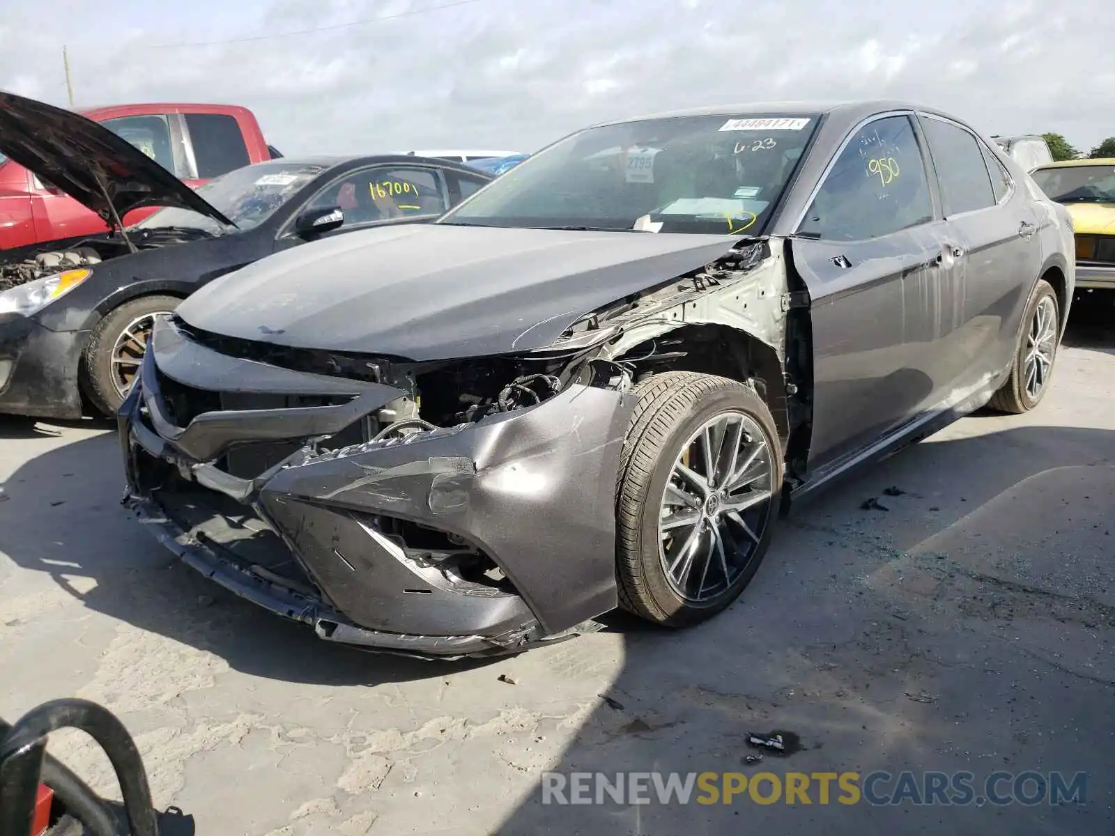 2 Photograph of a damaged car 4T1G11AK1MU419647 TOYOTA CAMRY 2021