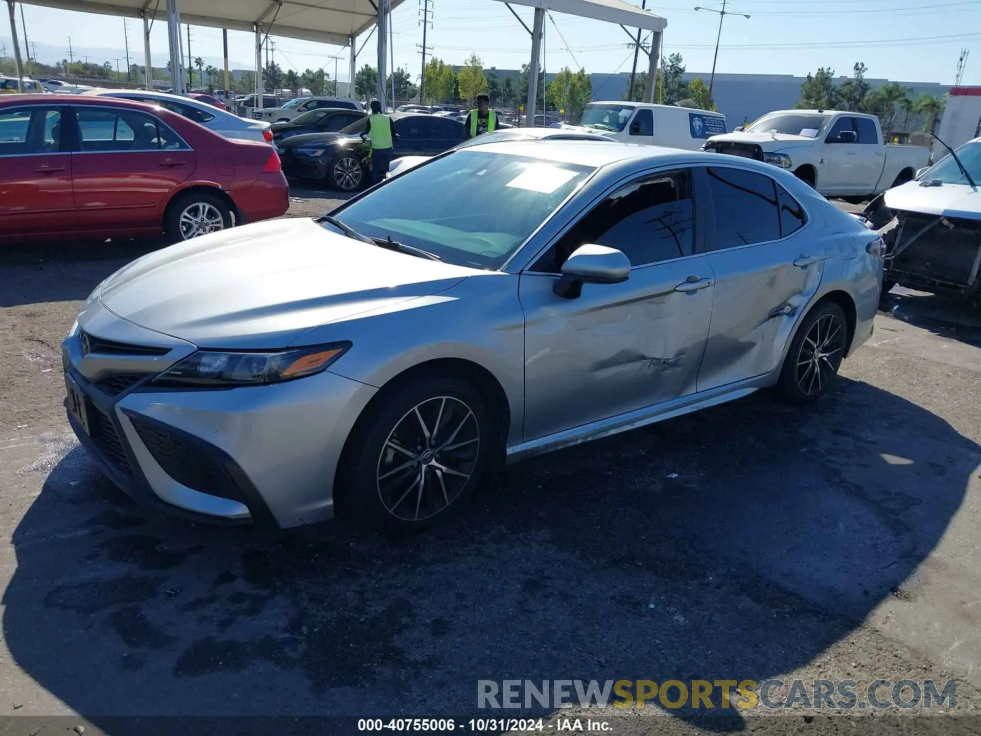 2 Photograph of a damaged car 4T1G11AK1MU426825 TOYOTA CAMRY 2021