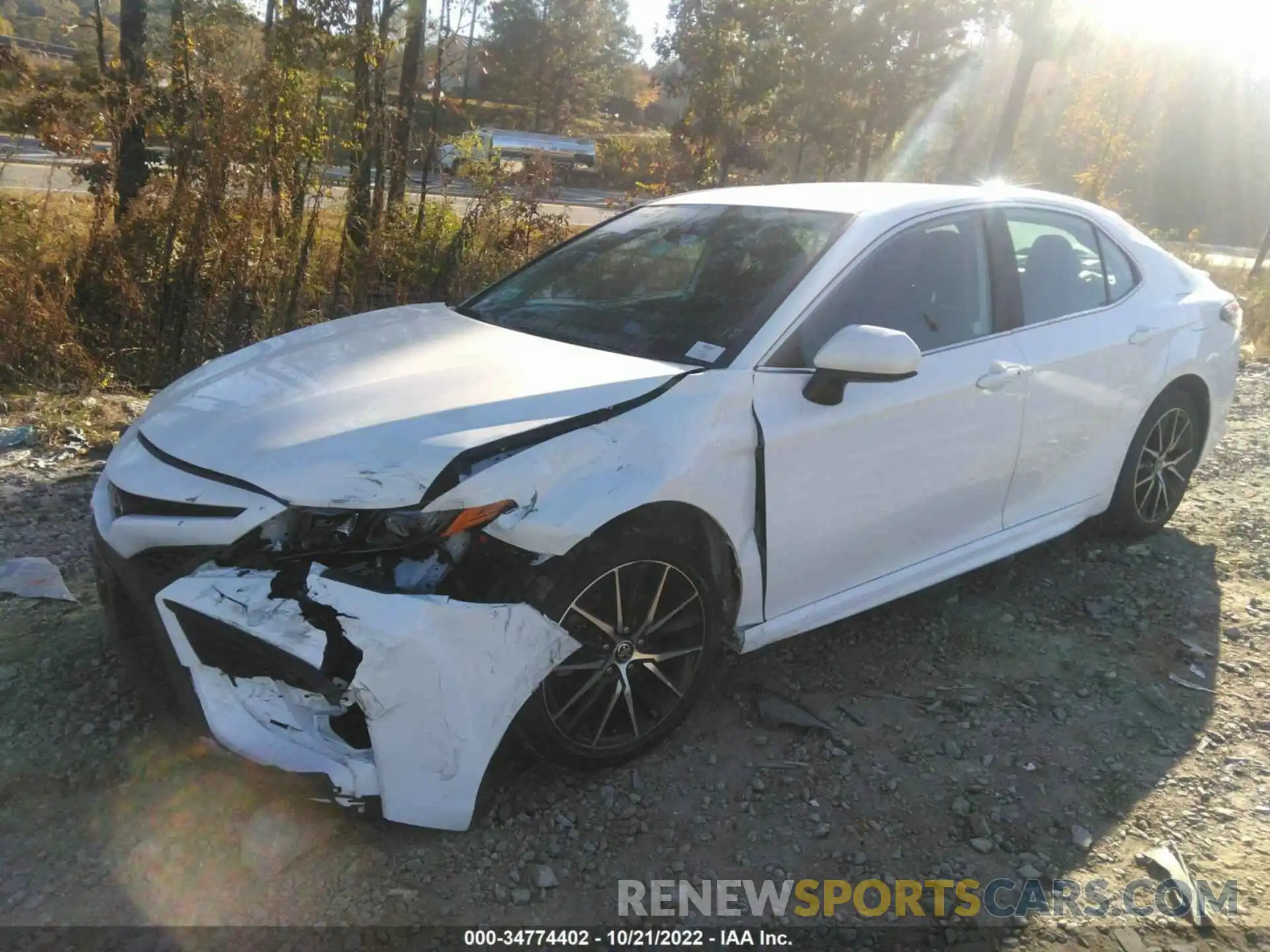 2 Photograph of a damaged car 4T1G11AK1MU445908 TOYOTA CAMRY 2021