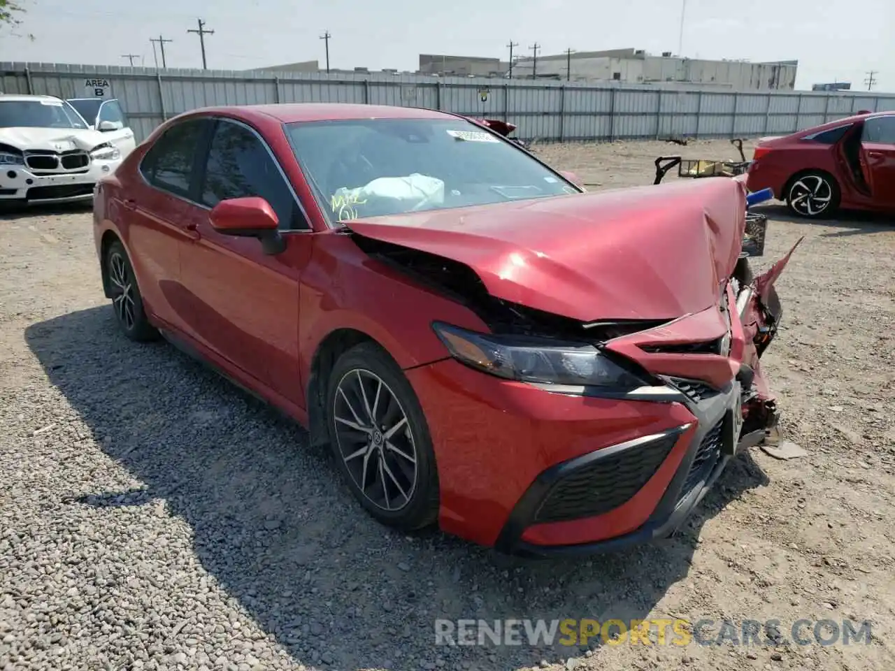 1 Photograph of a damaged car 4T1G11AK1MU447528 TOYOTA CAMRY 2021