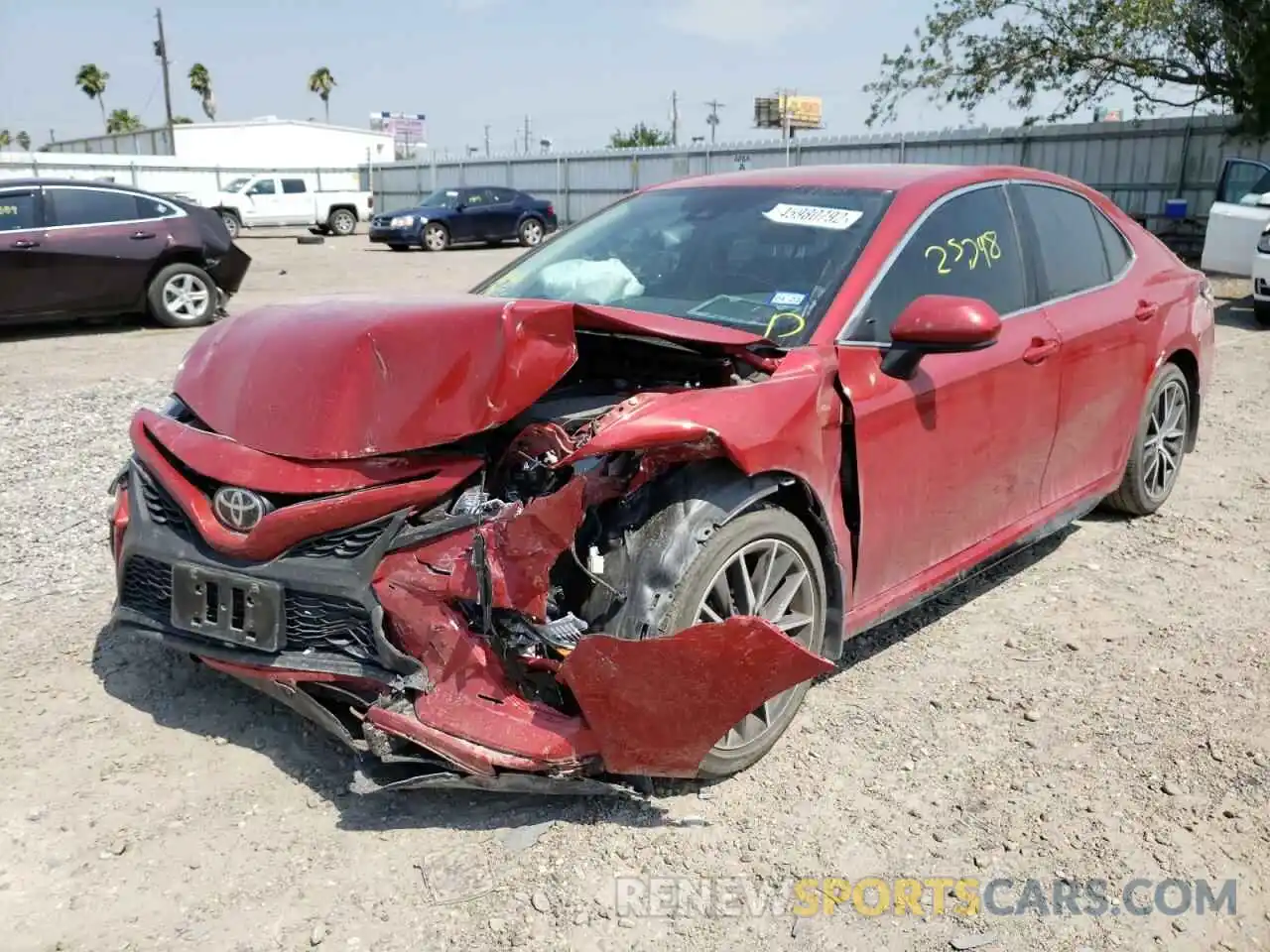 2 Photograph of a damaged car 4T1G11AK1MU447528 TOYOTA CAMRY 2021