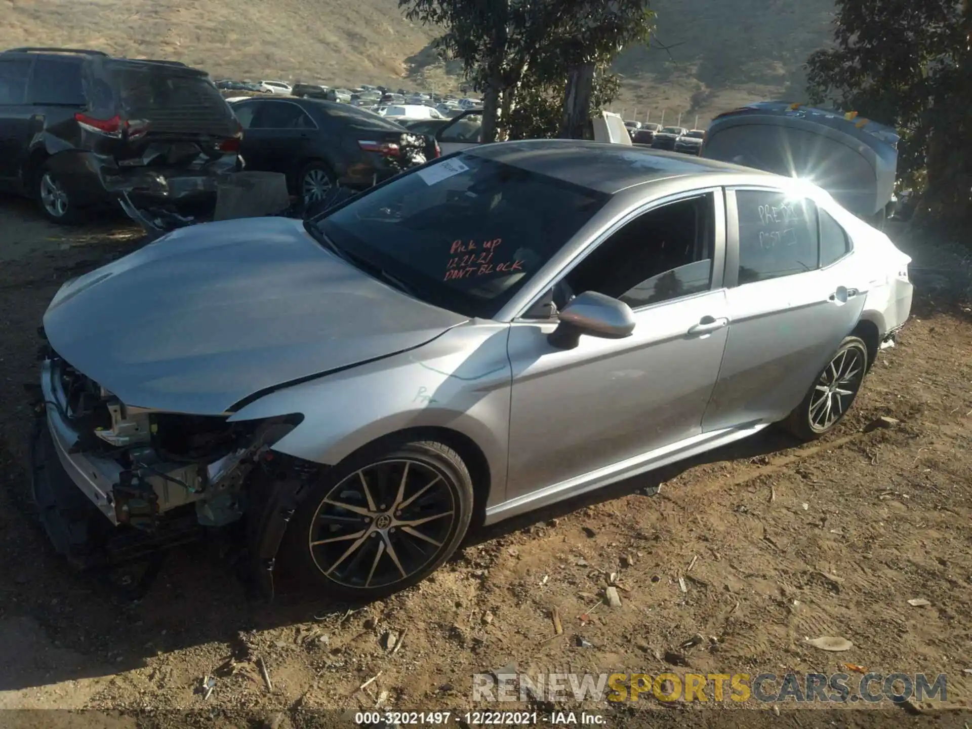 2 Photograph of a damaged car 4T1G11AK1MU451286 TOYOTA CAMRY 2021