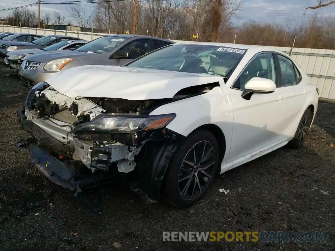 1 Photograph of a damaged car 4T1G11AK1MU478679 TOYOTA CAMRY 2021