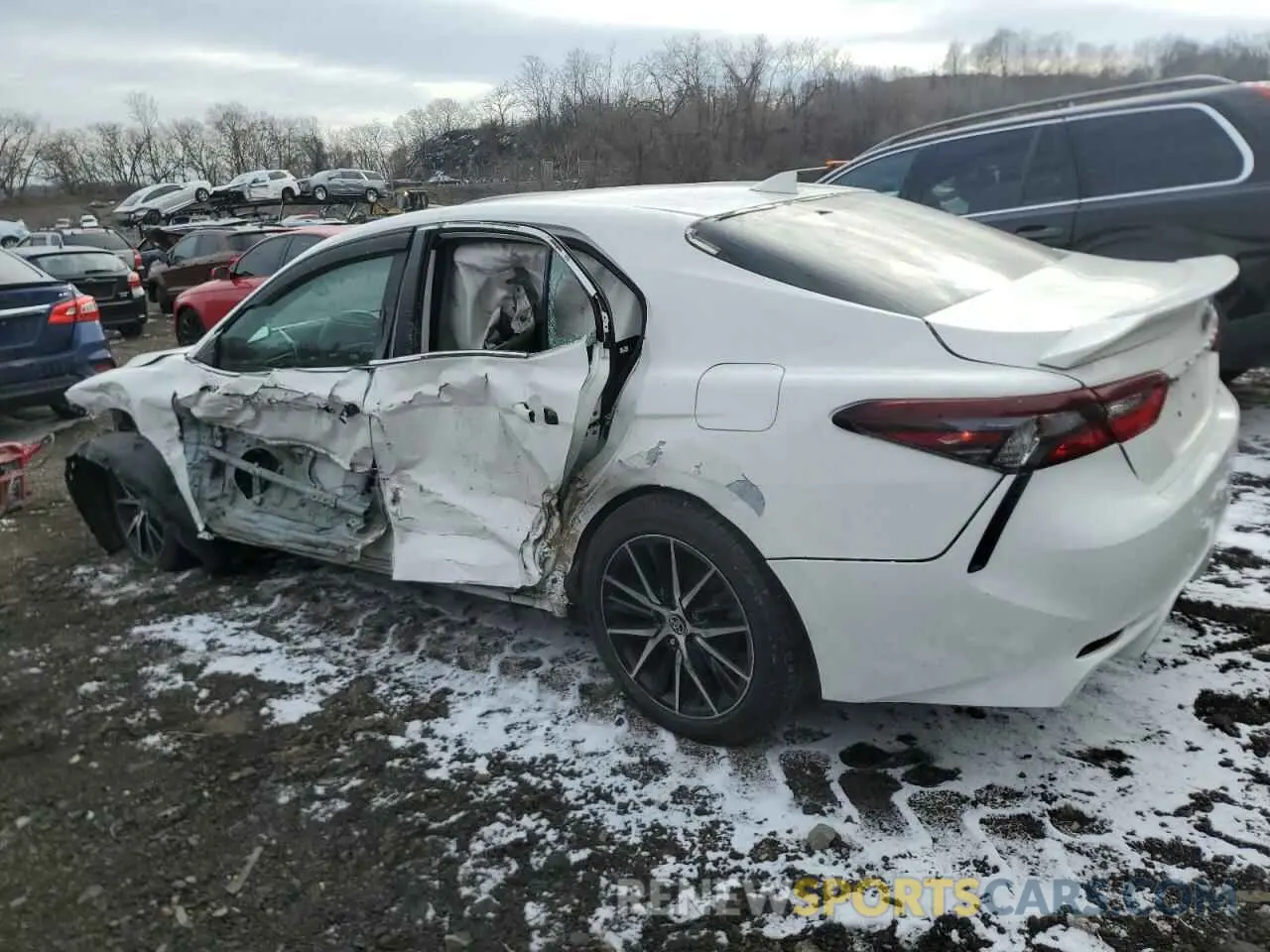 2 Photograph of a damaged car 4T1G11AK1MU483056 TOYOTA CAMRY 2021