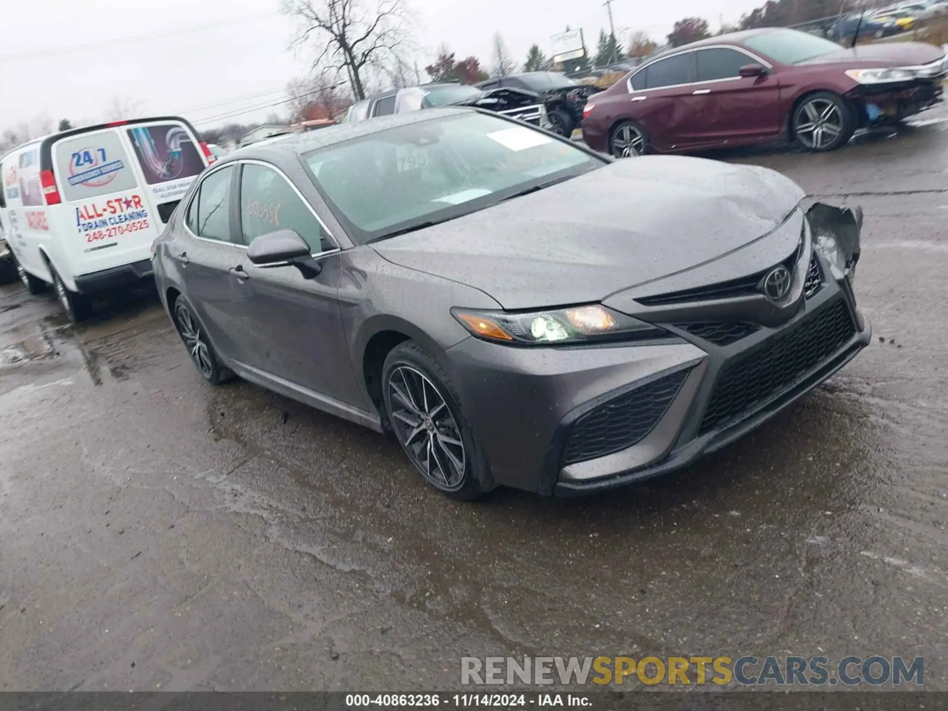 1 Photograph of a damaged car 4T1G11AK1MU483509 TOYOTA CAMRY 2021