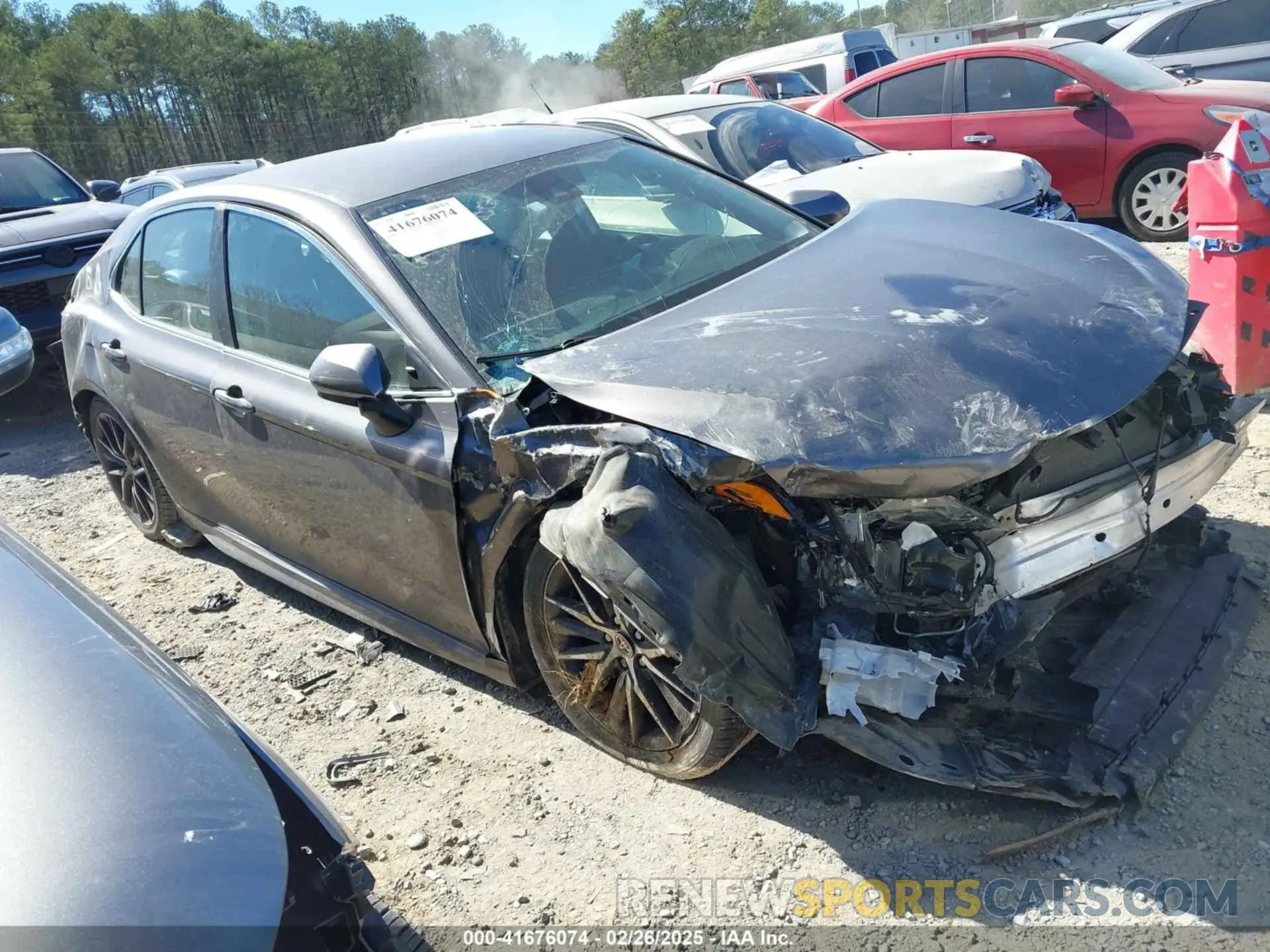 1 Photograph of a damaged car 4T1G11AK1MU515861 TOYOTA CAMRY 2021