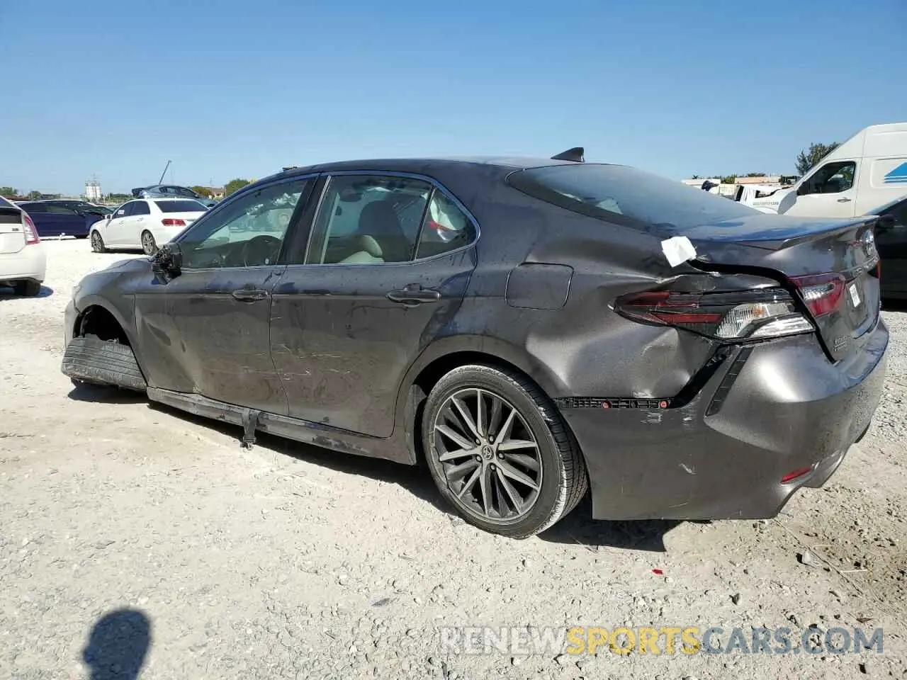 2 Photograph of a damaged car 4T1G11AK1MU524513 TOYOTA CAMRY 2021