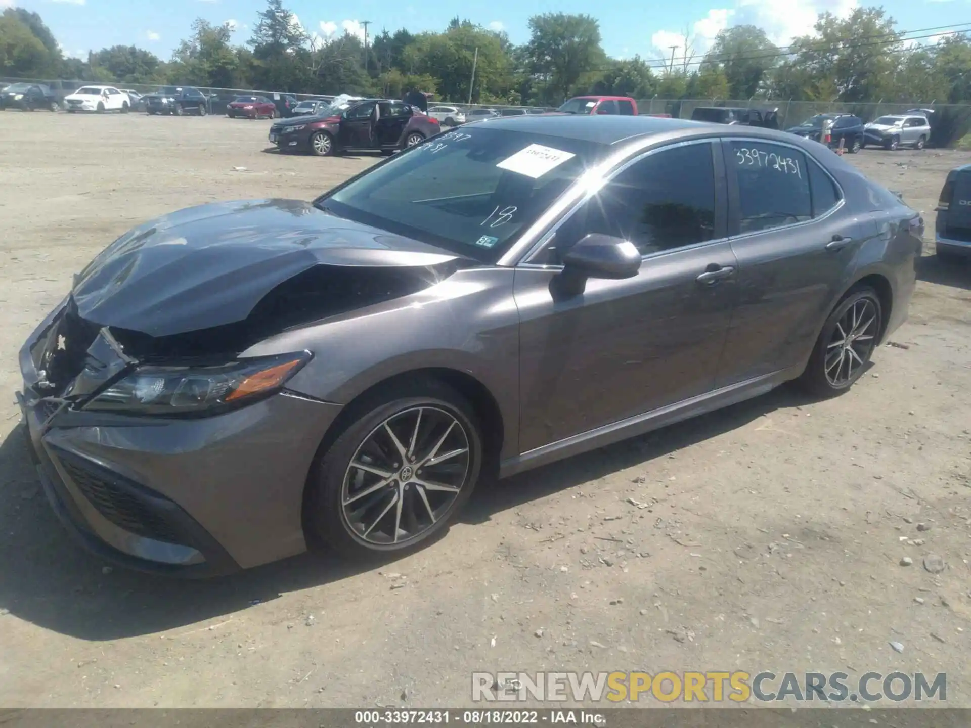 2 Photograph of a damaged car 4T1G11AK1MU530067 TOYOTA CAMRY 2021