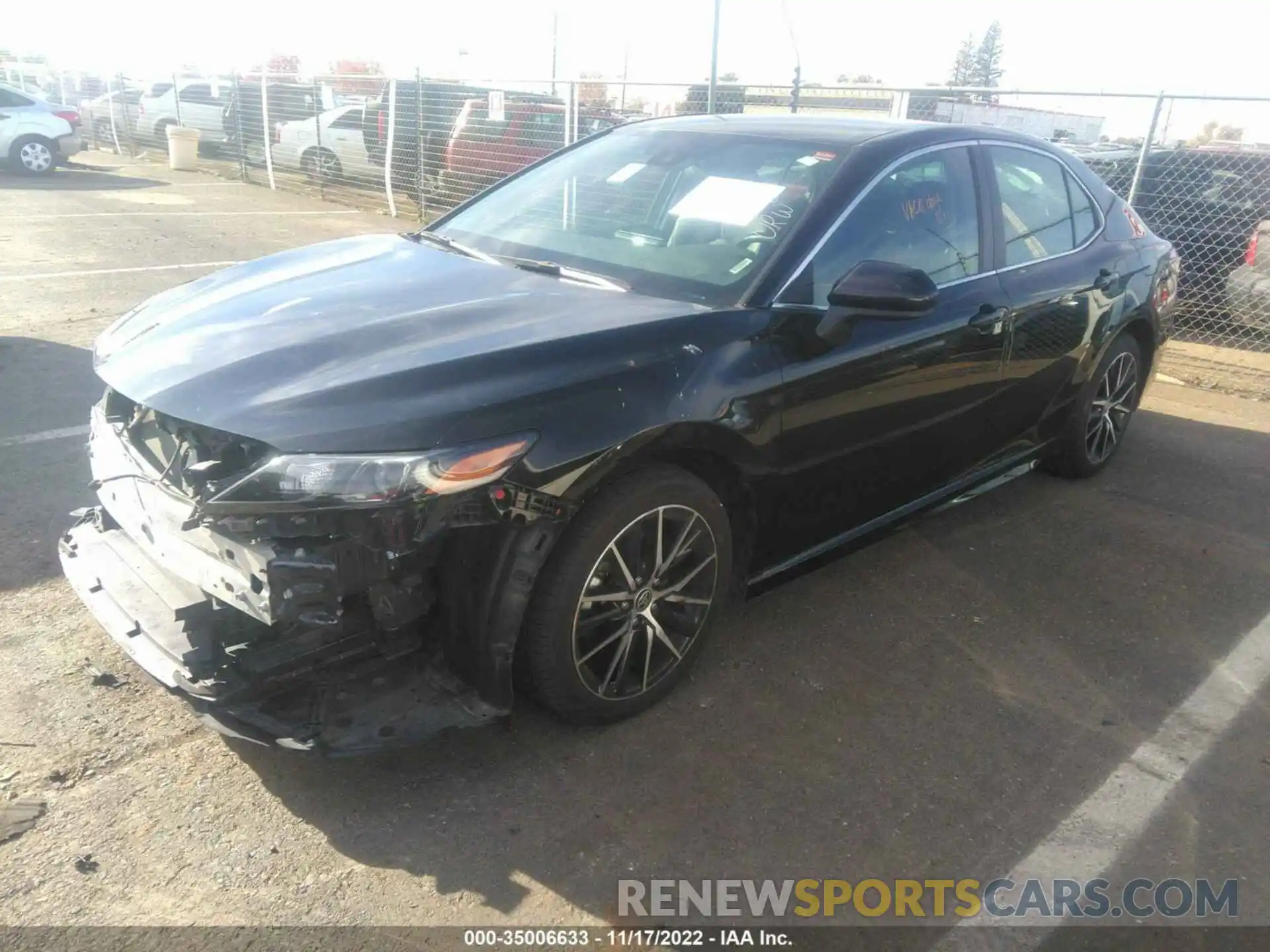 2 Photograph of a damaged car 4T1G11AK1MU542168 TOYOTA CAMRY 2021