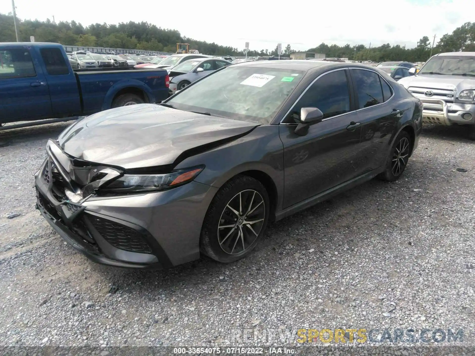 2 Photograph of a damaged car 4T1G11AK1MU543224 TOYOTA CAMRY 2021