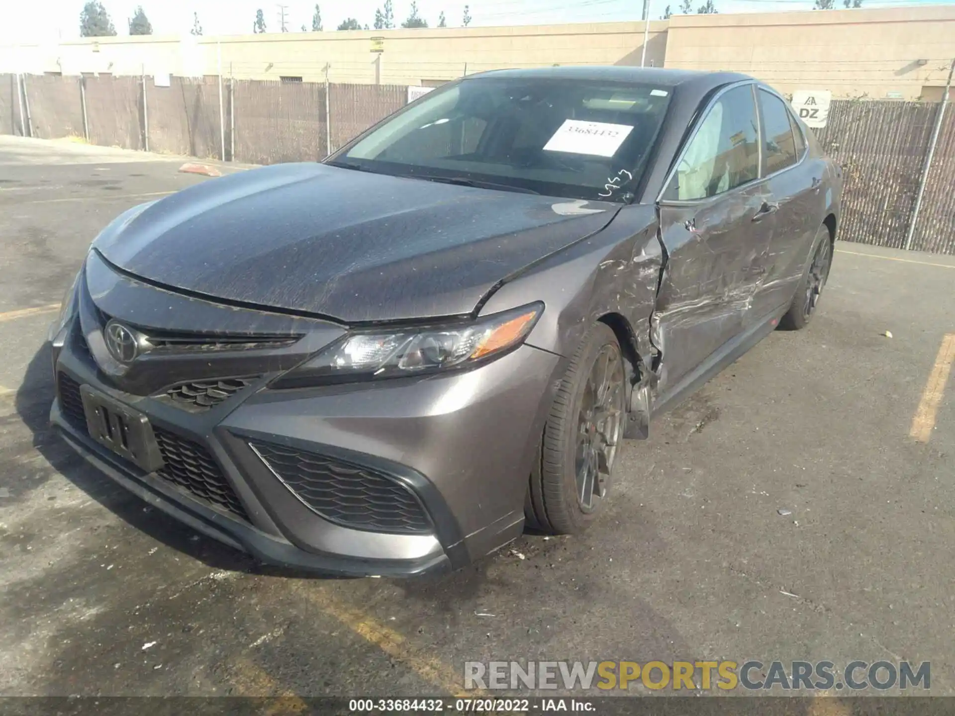 2 Photograph of a damaged car 4T1G11AK1MU547175 TOYOTA CAMRY 2021