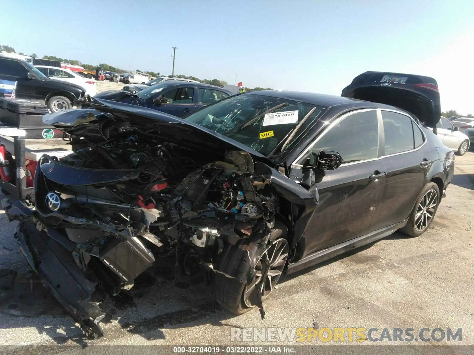 2 Photograph of a damaged car 4T1G11AK1MU550769 TOYOTA CAMRY 2021