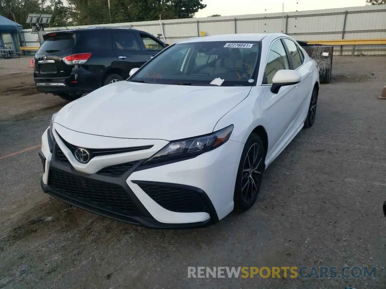 2 Photograph of a damaged car 4T1G11AK1MU557334 TOYOTA CAMRY 2021