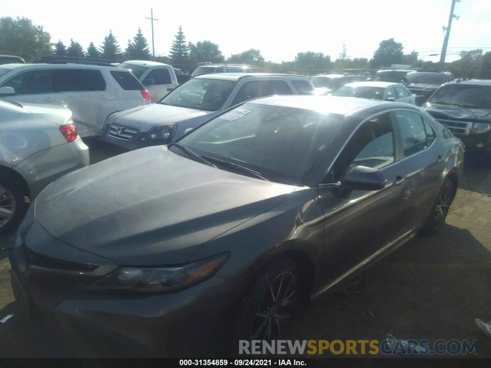 2 Photograph of a damaged car 4T1G11AK1MU576790 TOYOTA CAMRY 2021