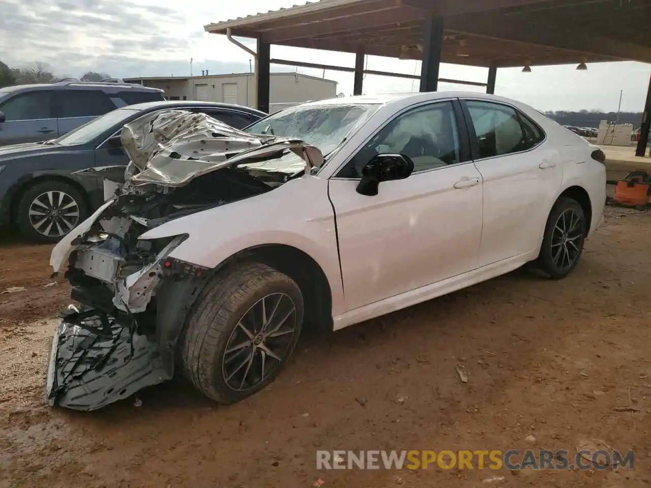 1 Photograph of a damaged car 4T1G11AK1MU614857 TOYOTA CAMRY 2021