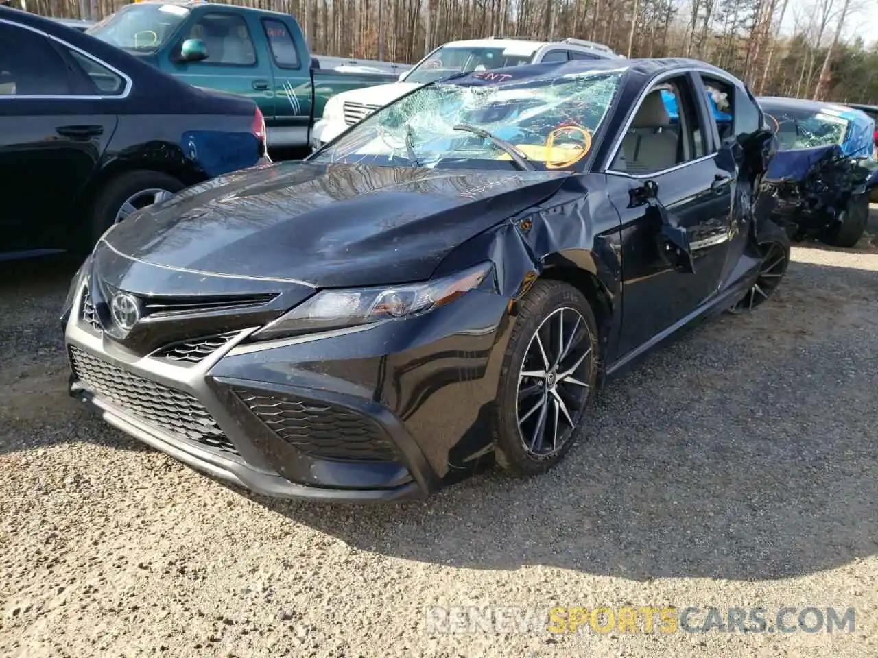 2 Photograph of a damaged car 4T1G11AK2MU402999 TOYOTA CAMRY 2021