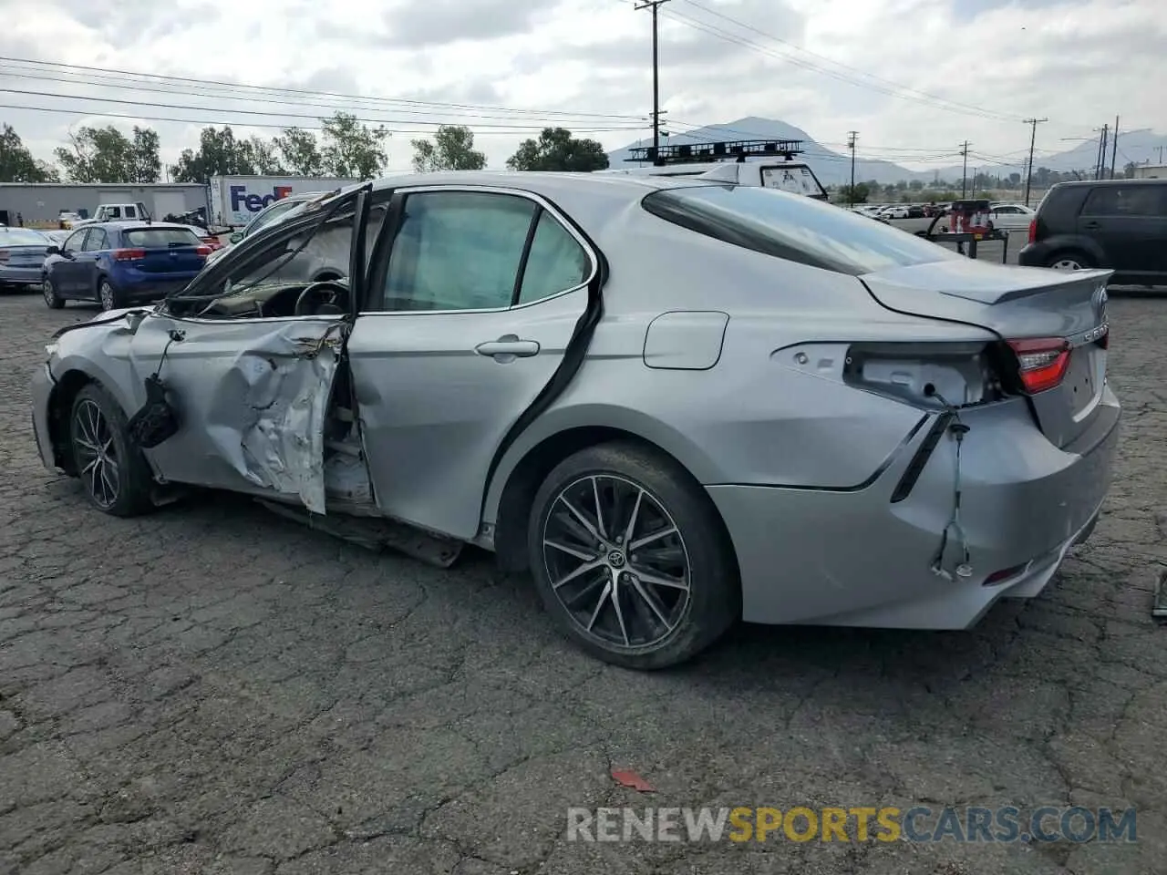 2 Photograph of a damaged car 4T1G11AK2MU406034 TOYOTA CAMRY 2021