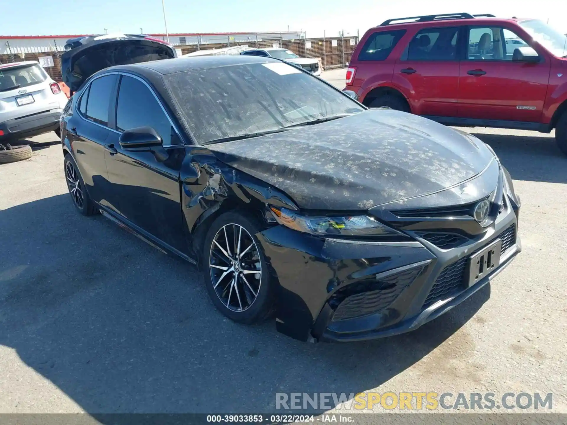 1 Photograph of a damaged car 4T1G11AK2MU411847 TOYOTA CAMRY 2021