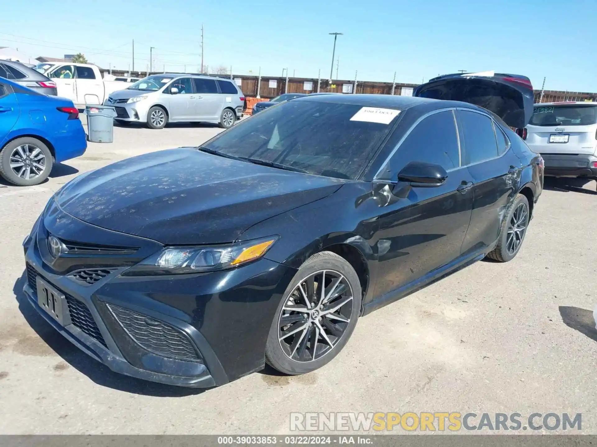 2 Photograph of a damaged car 4T1G11AK2MU411847 TOYOTA CAMRY 2021