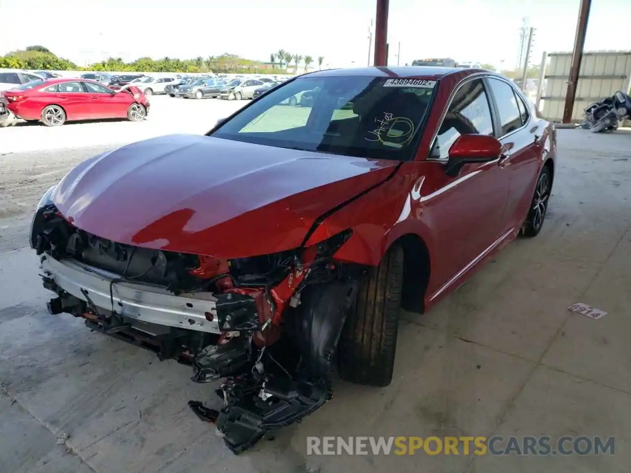 2 Photograph of a damaged car 4T1G11AK2MU420984 TOYOTA CAMRY 2021