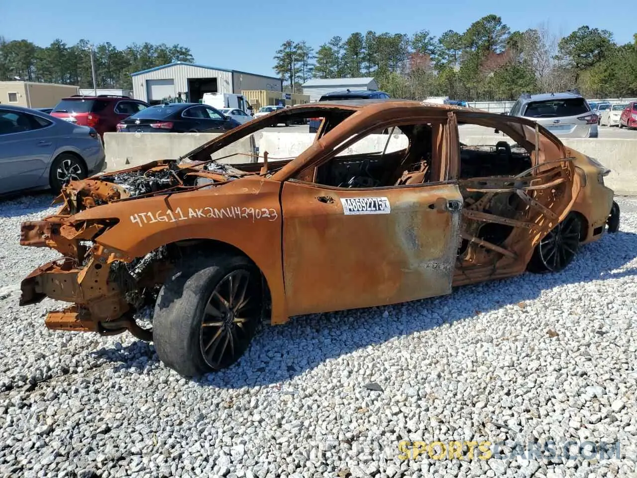 1 Photograph of a damaged car 4T1G11AK2MU429023 TOYOTA CAMRY 2021